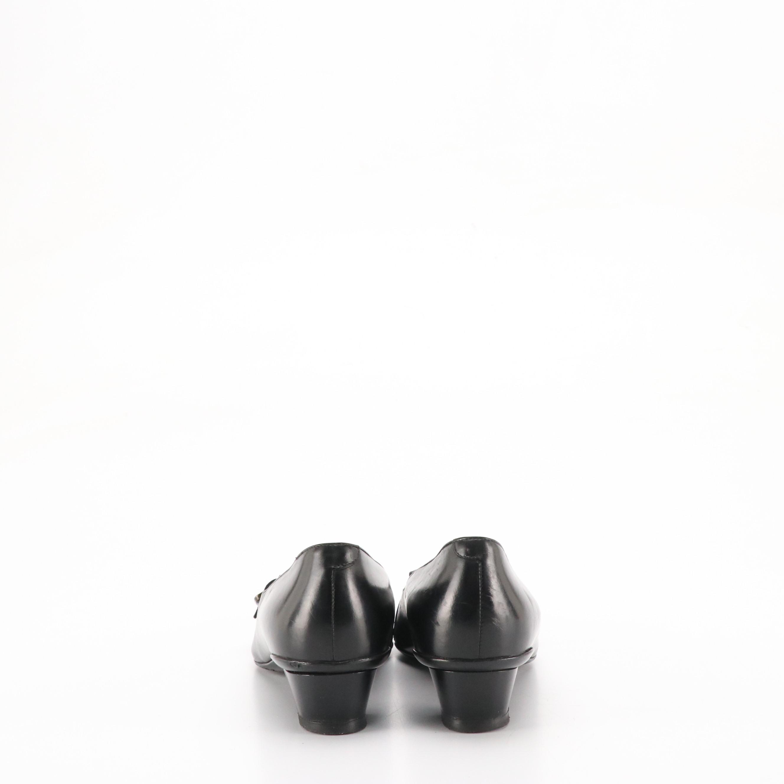 Leather Kitten Heels from Via Spiga, Fratelli Rossetti and More W/ Other Flats