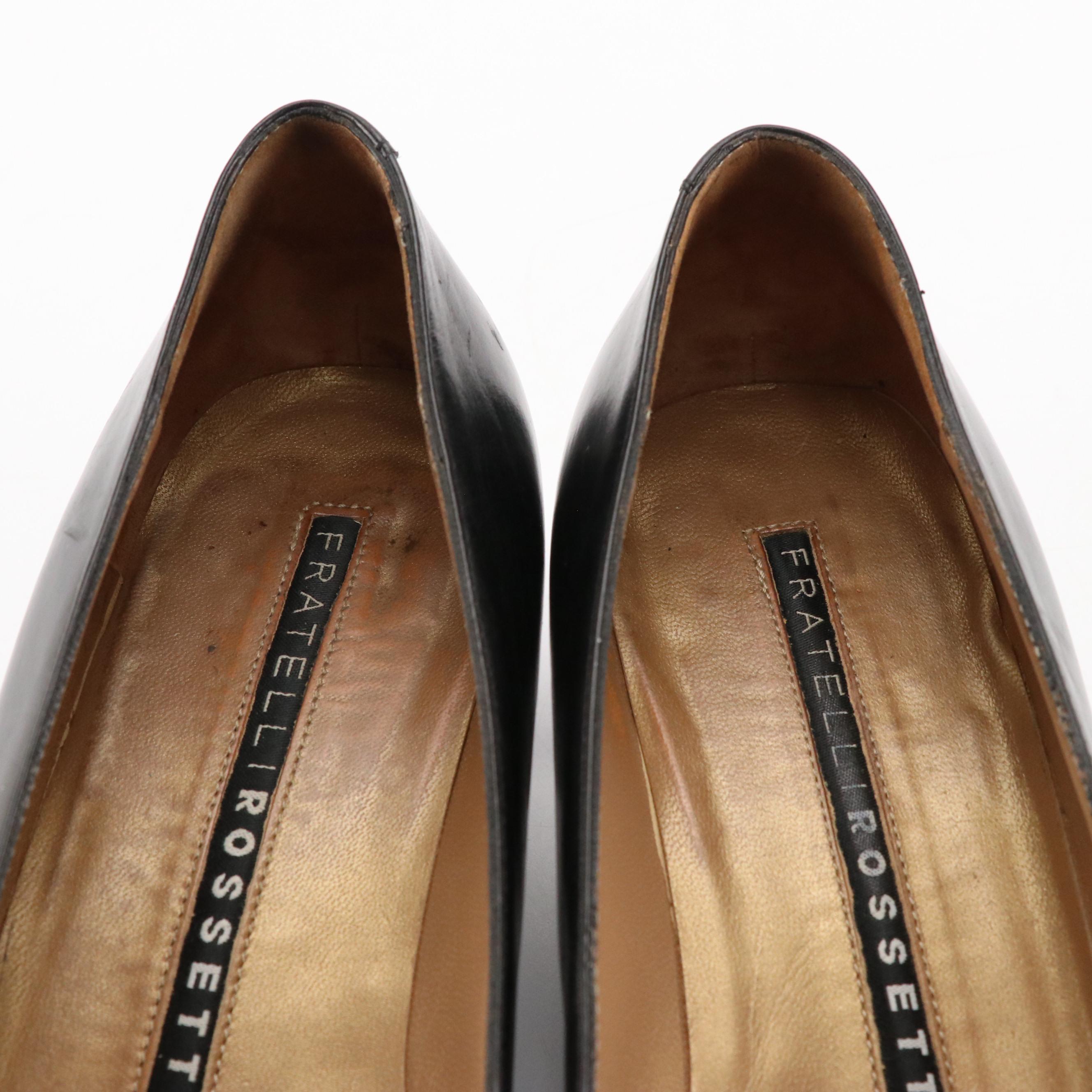 Leather Kitten Heels from Via Spiga, Fratelli Rossetti and More W/ Other Flats