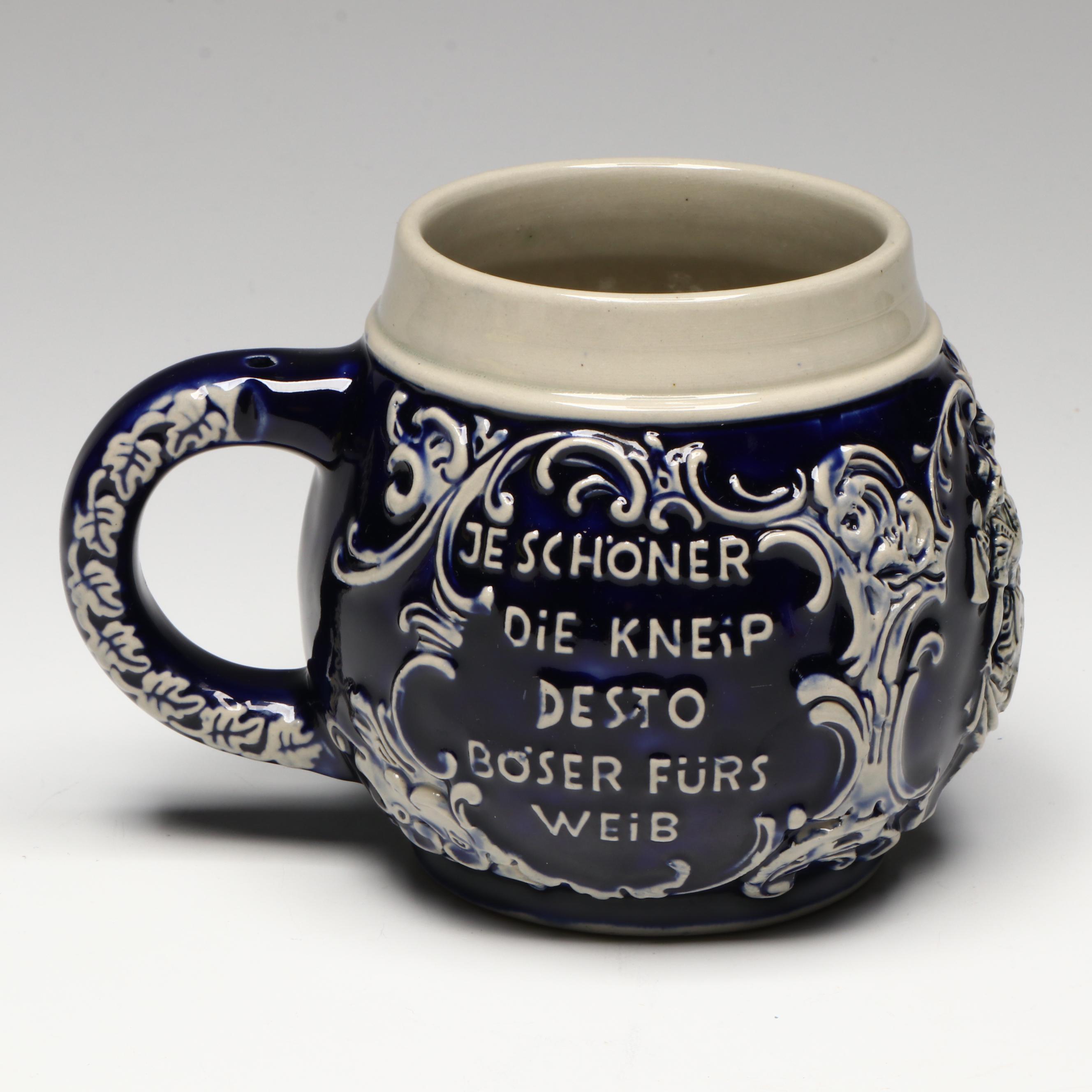 German Ceramic Beer Steins