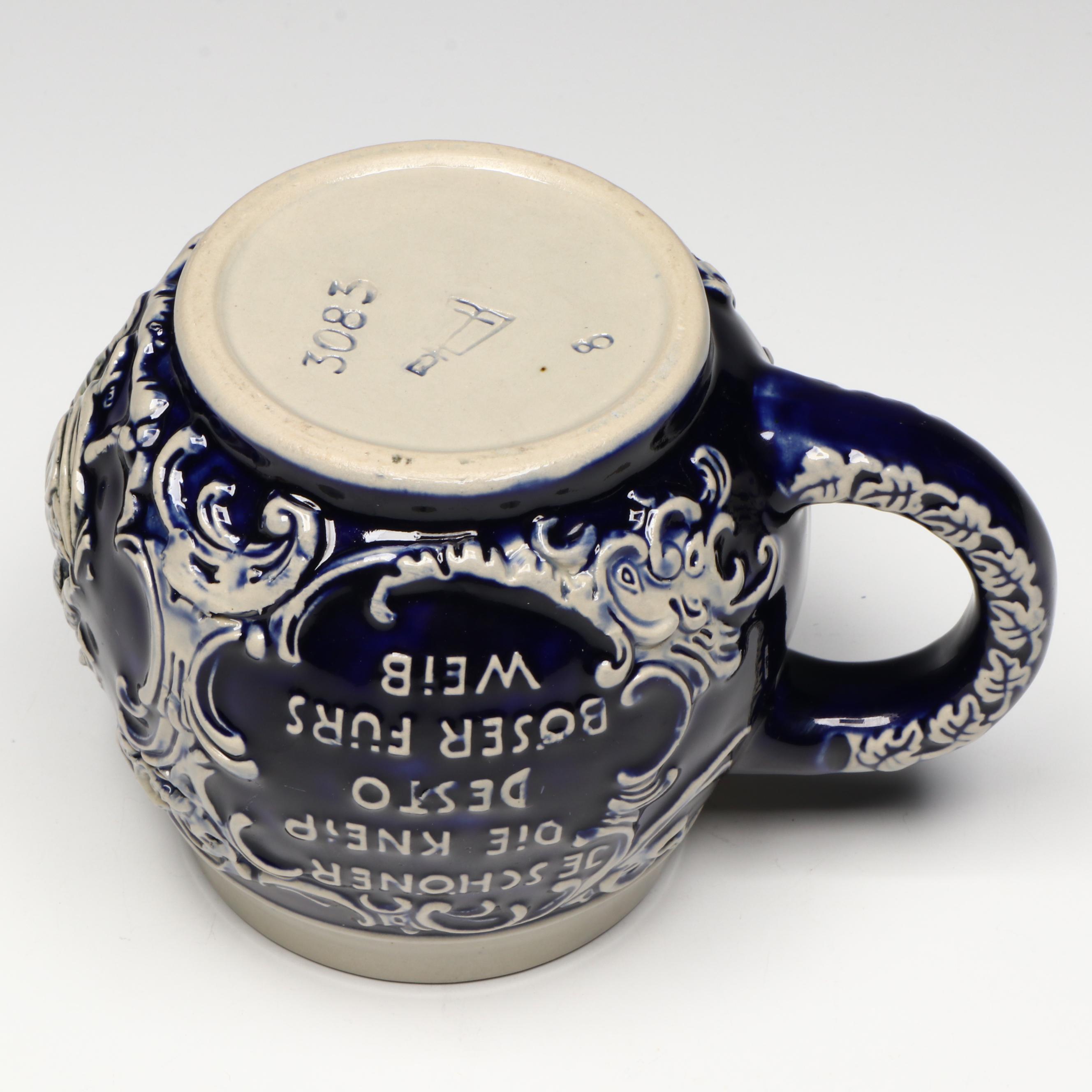 German Ceramic Beer Steins