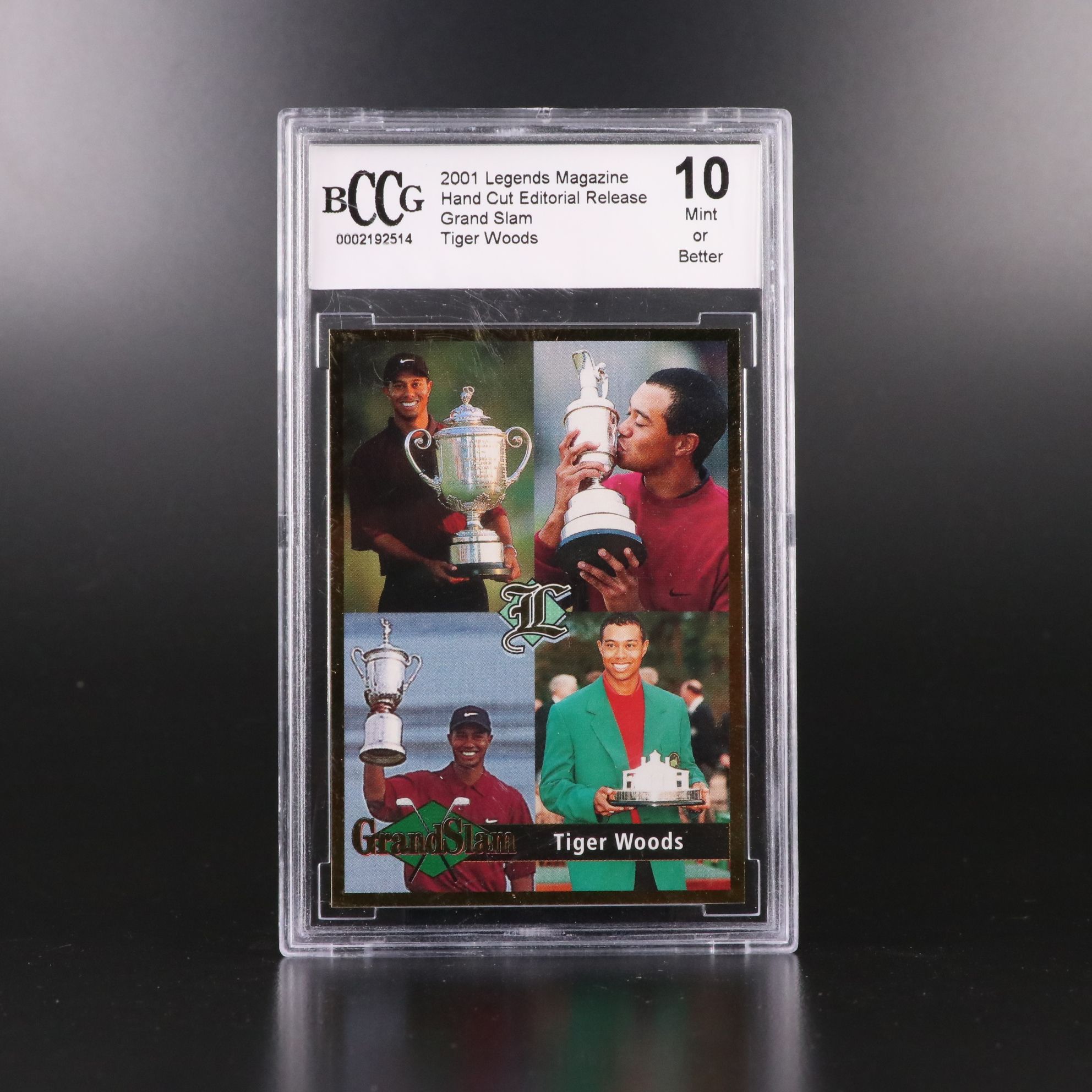 1991 All World Muhammad Ali and 2001 Legends Magazine Tiger Woods Cards BCCG 10