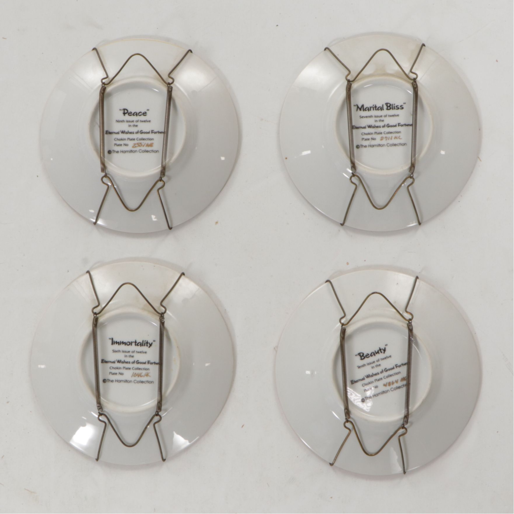 "Eternal Wishes of Good Fortune" Chokin Plate Collection & More