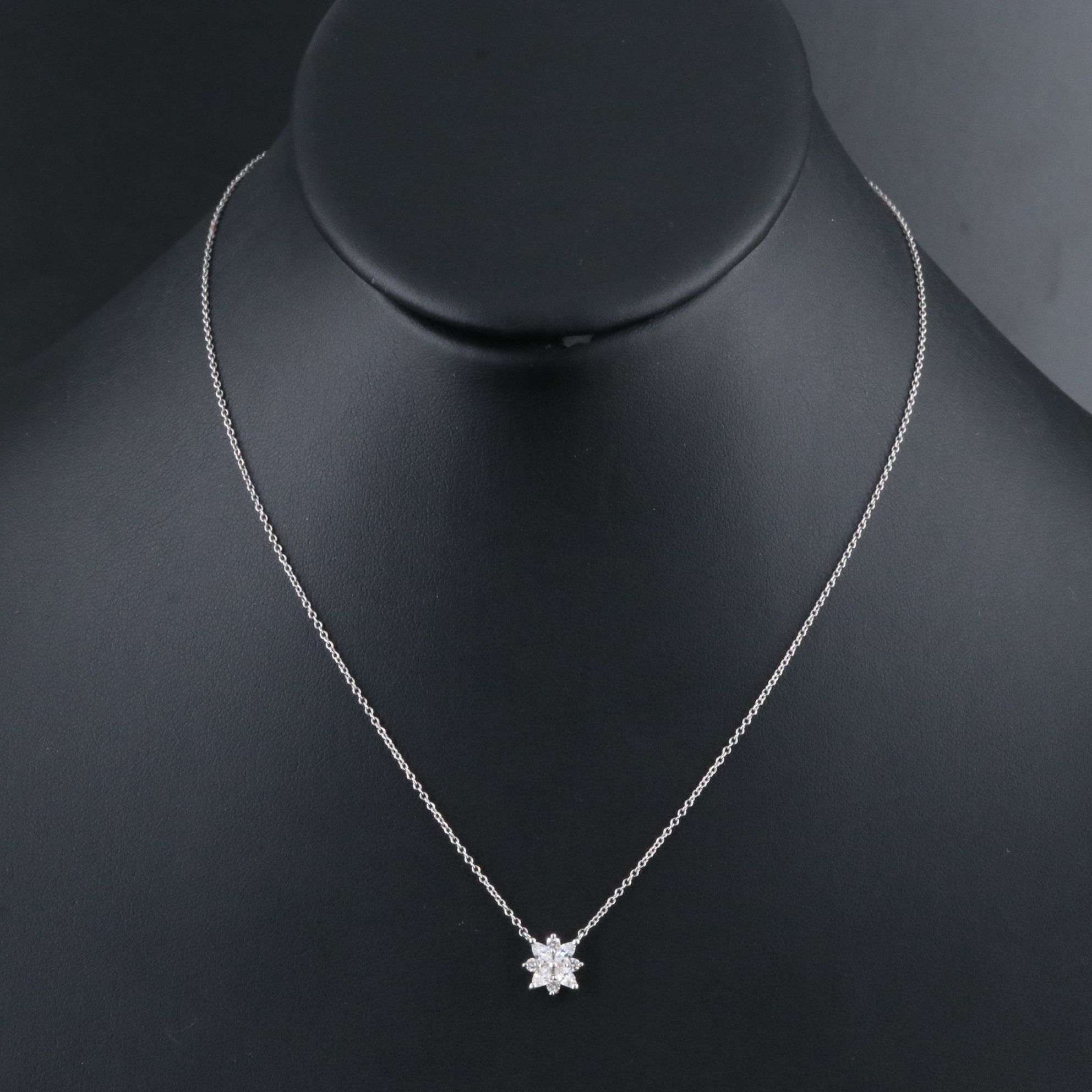Tiffany & Co. Platinum 0.39 CTW Diamond Necklace