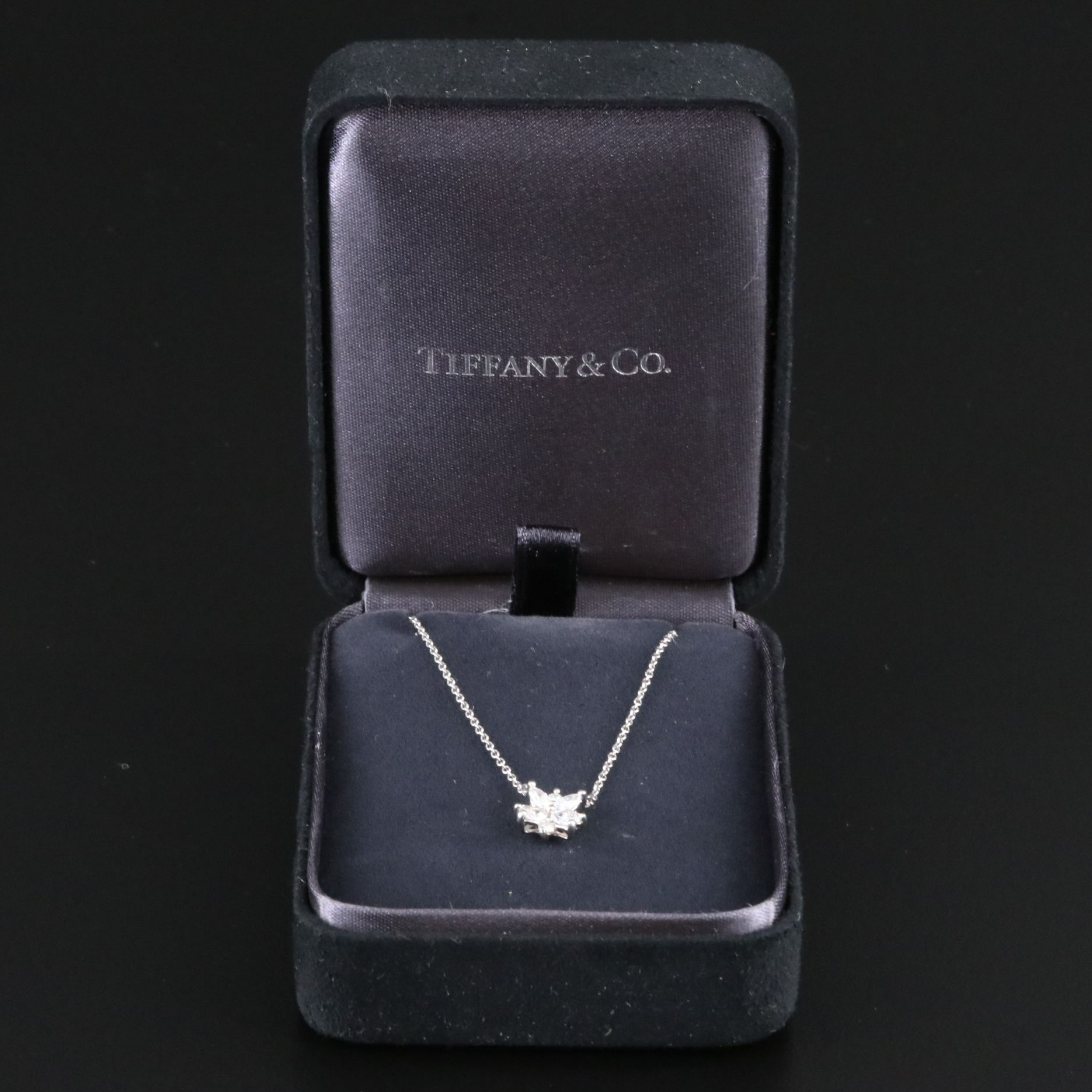 Tiffany & Co. Platinum 0.39 CTW Diamond Necklace