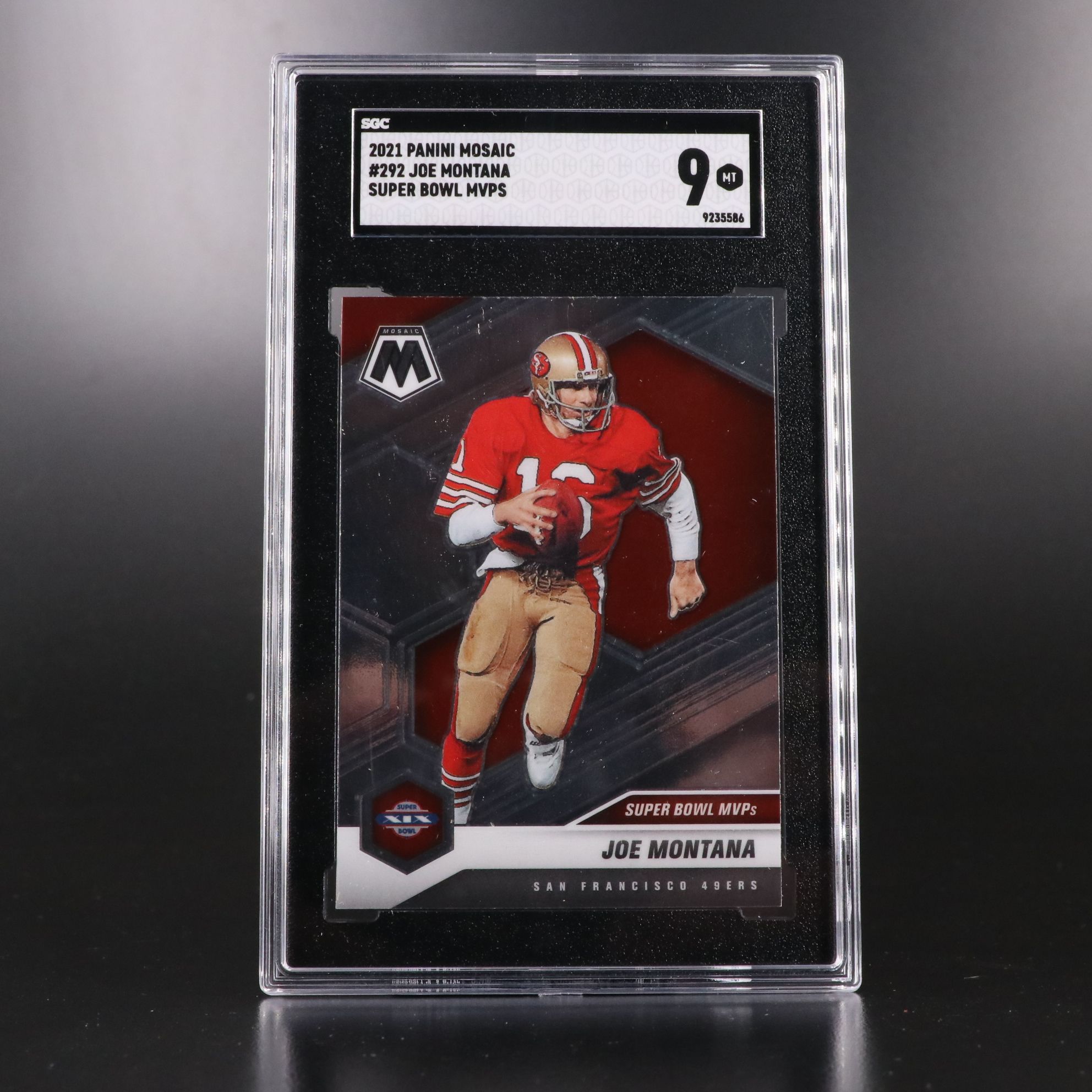Joe Montana and Jerry Rice SGC Graded San Francisco 49ers Football Cards