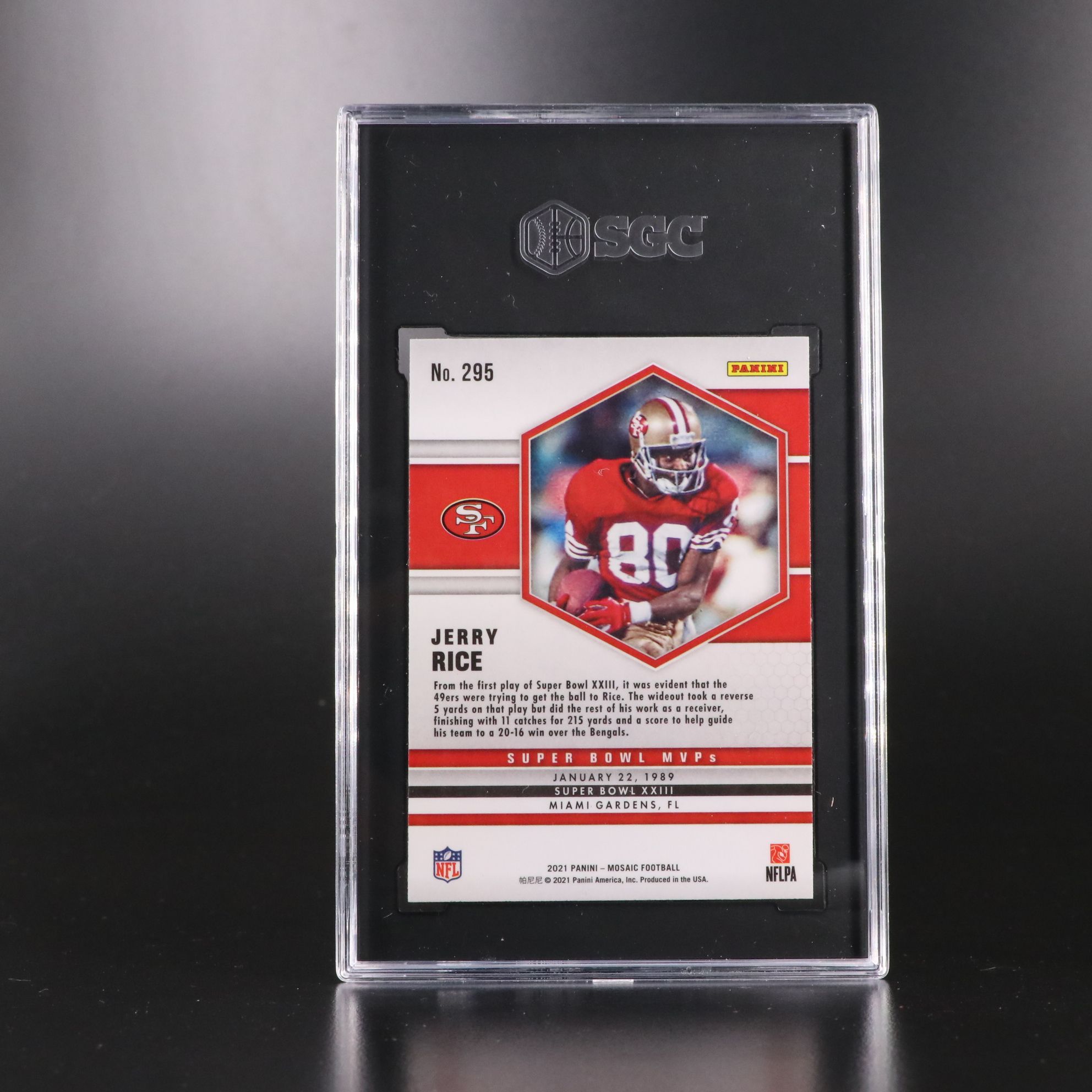 Joe Montana and Jerry Rice SGC Graded San Francisco 49ers Football Cards