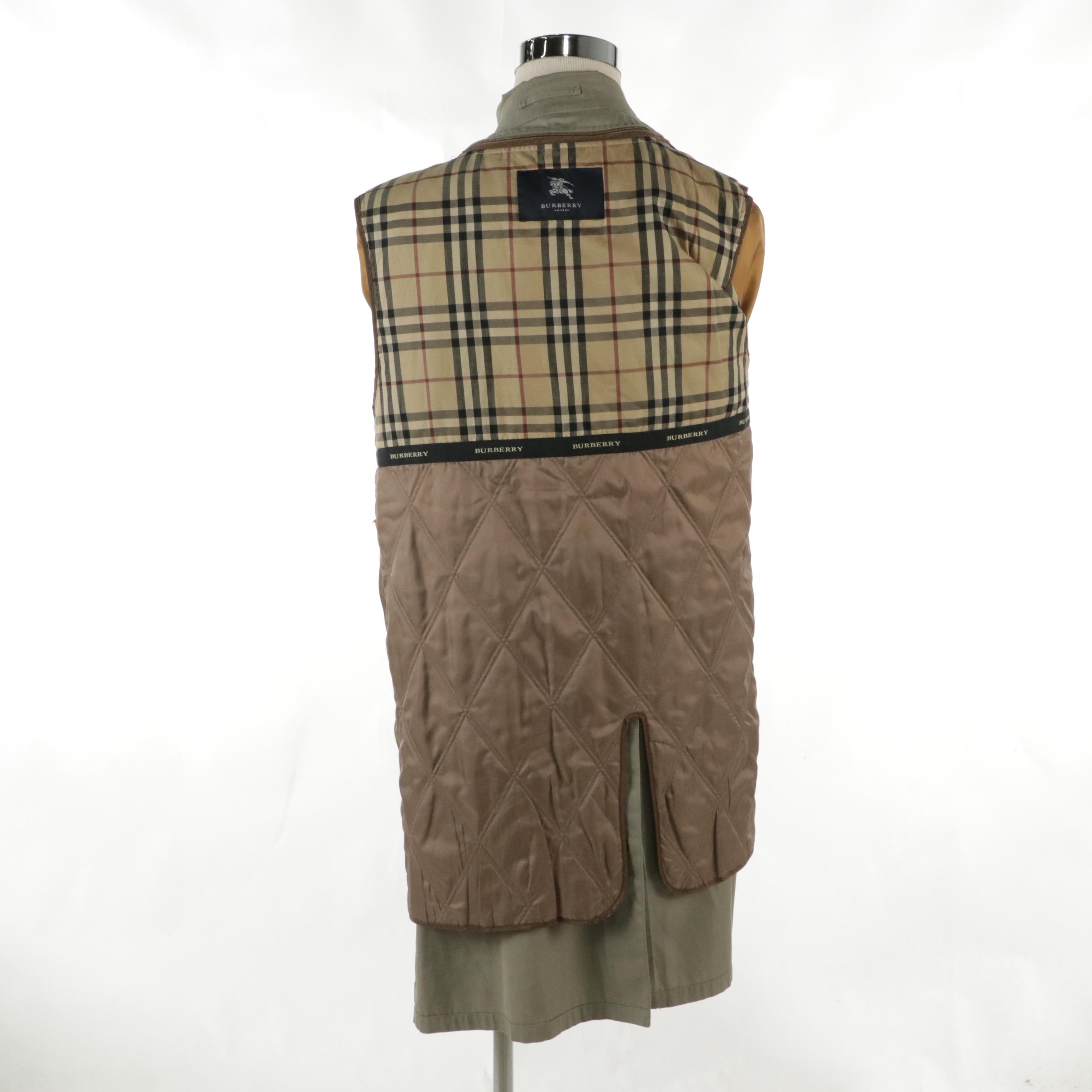 Men's Burberry London Raincoat with Liner