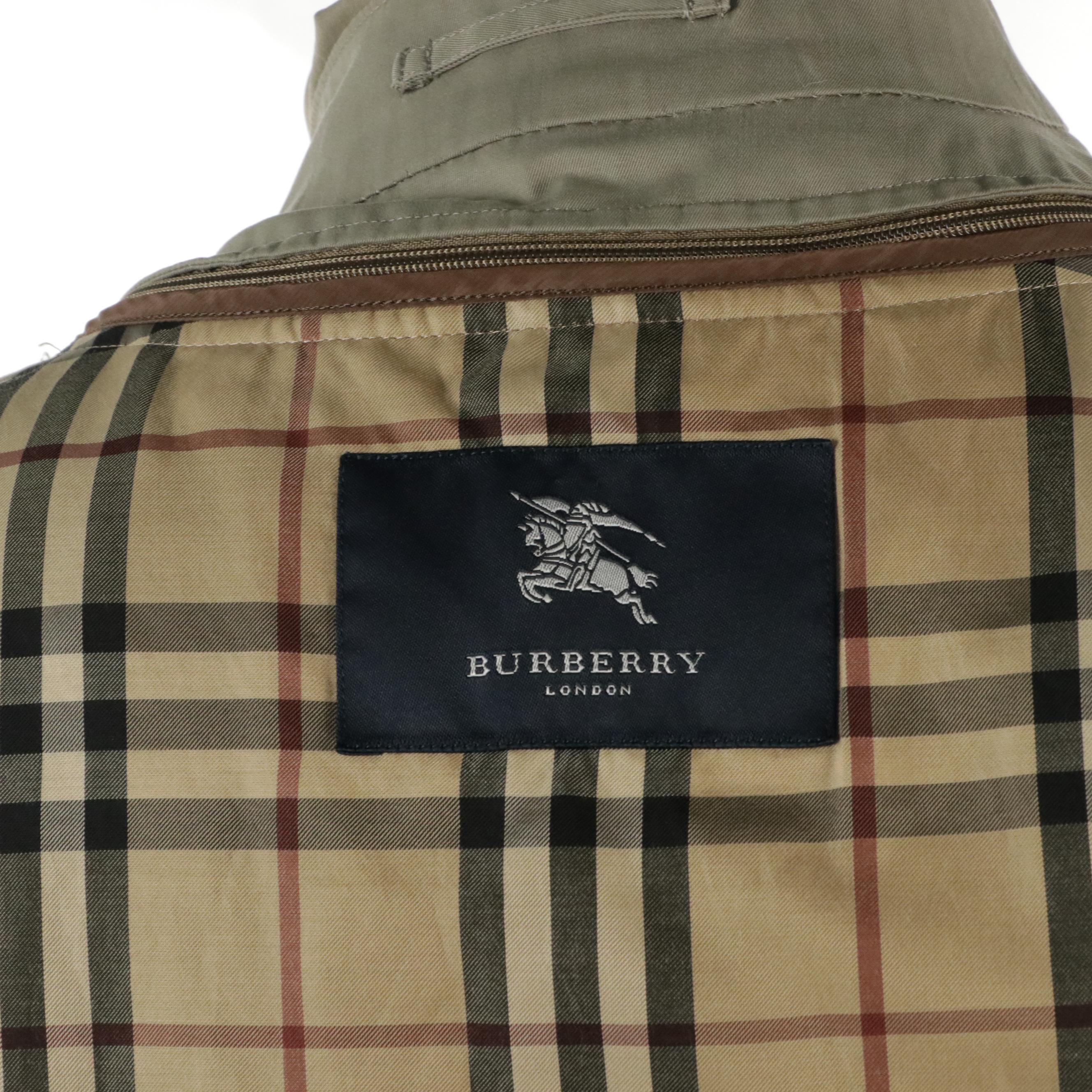 Men's Burberry London Raincoat with Liner