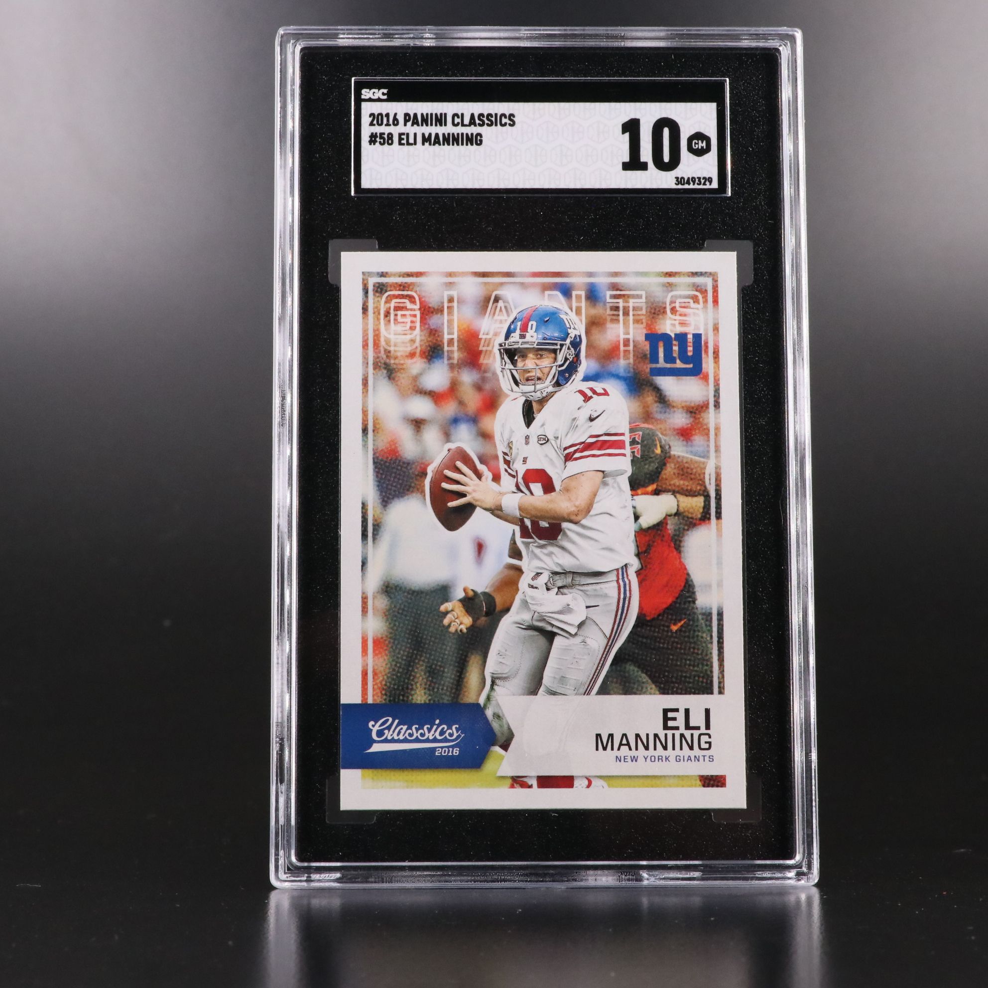 Peyton, Archie, Eli, and Arch Manning SGC Graded Football Cards