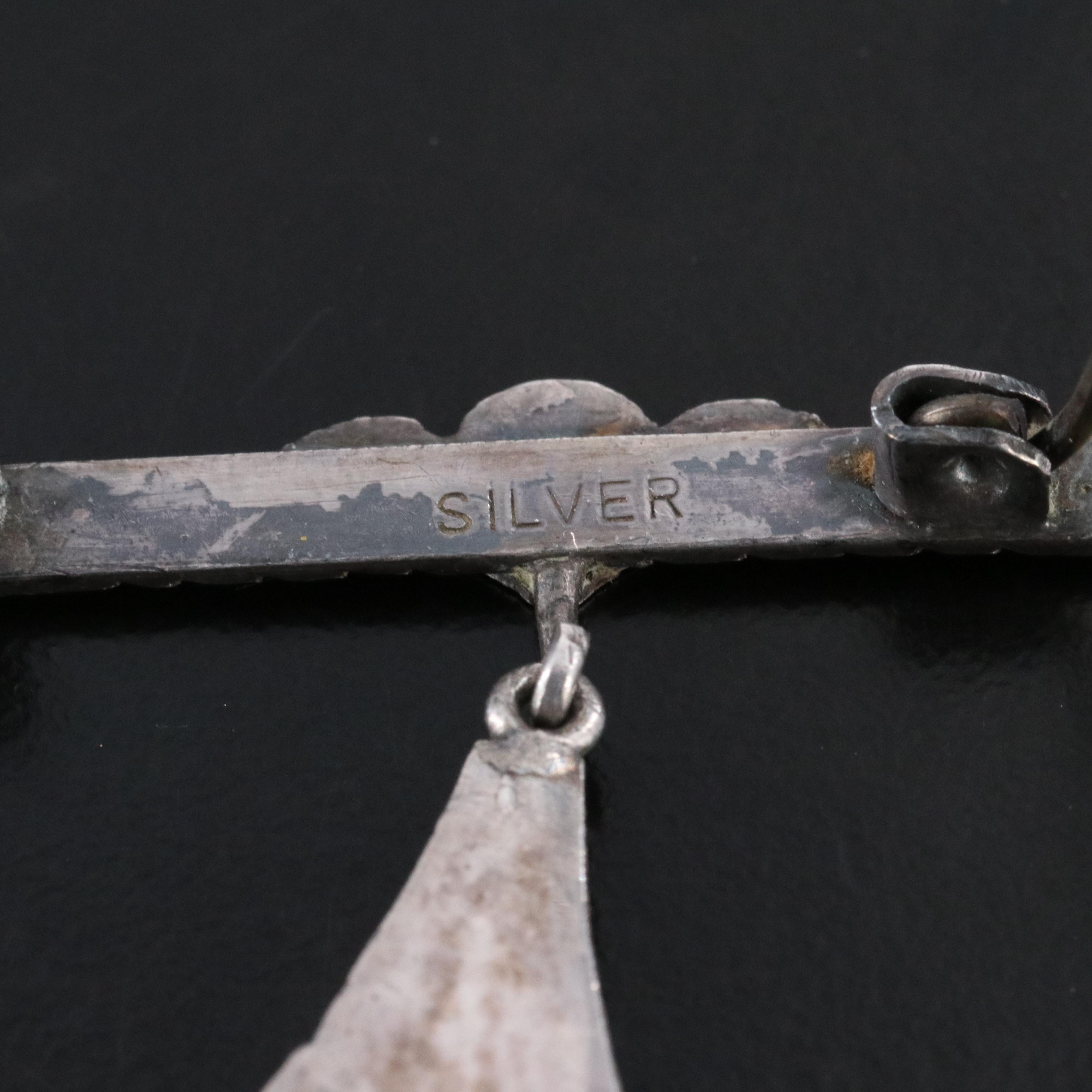 Vintage Sterling Bar Pin