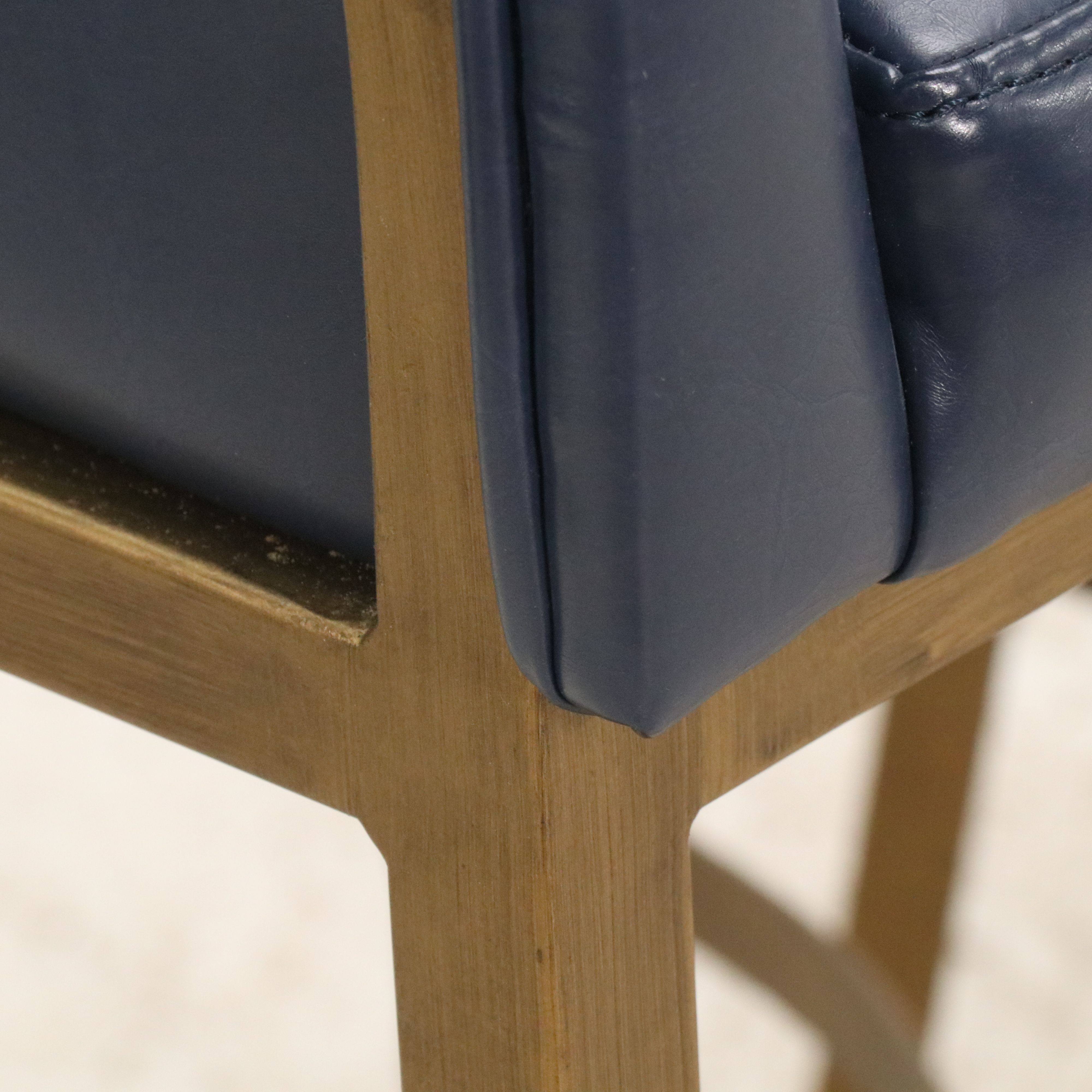 Set of Four Frontgate Modern Low Back "Sloan" Barstools