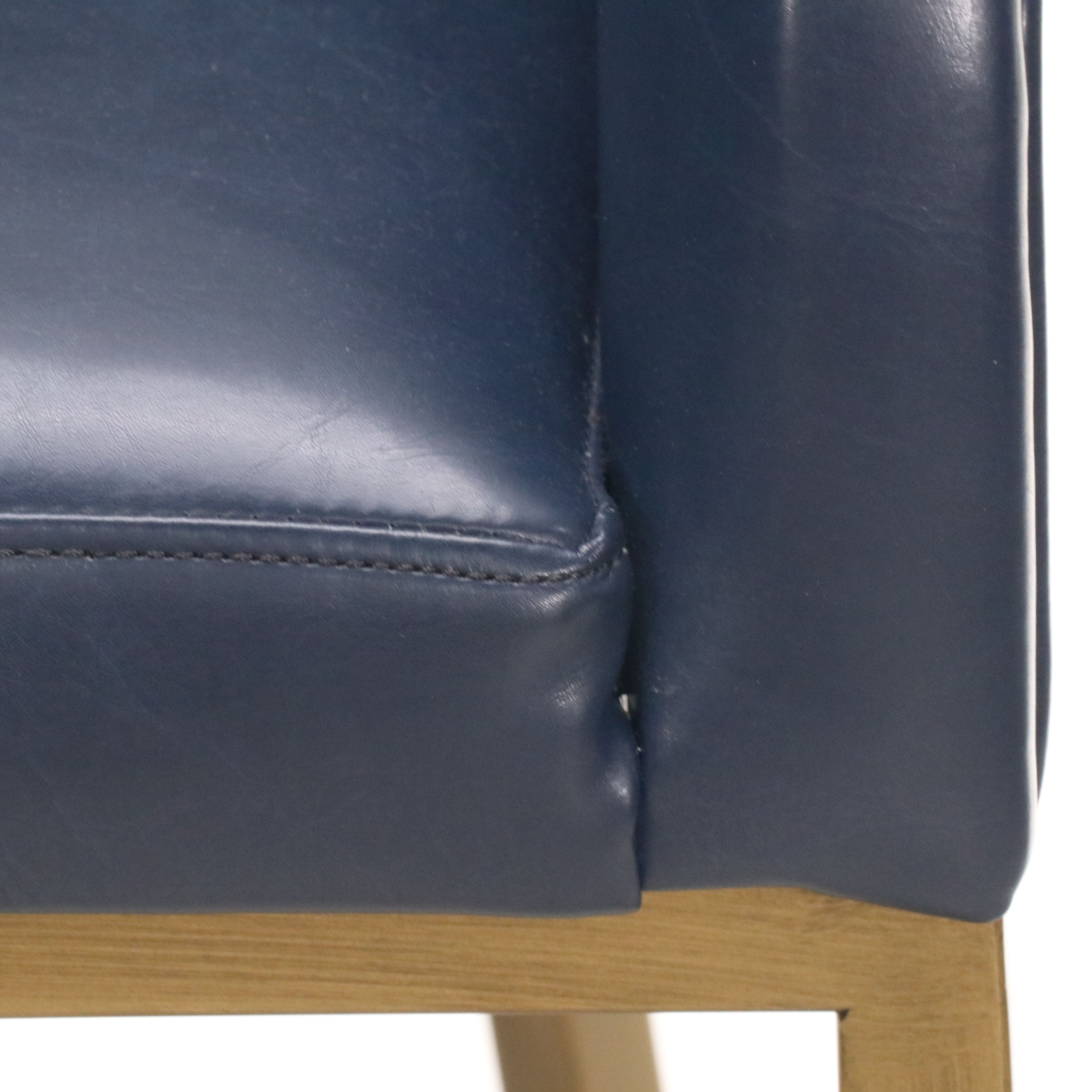 Set of Four Frontgate Modern Low Back "Sloan" Barstools