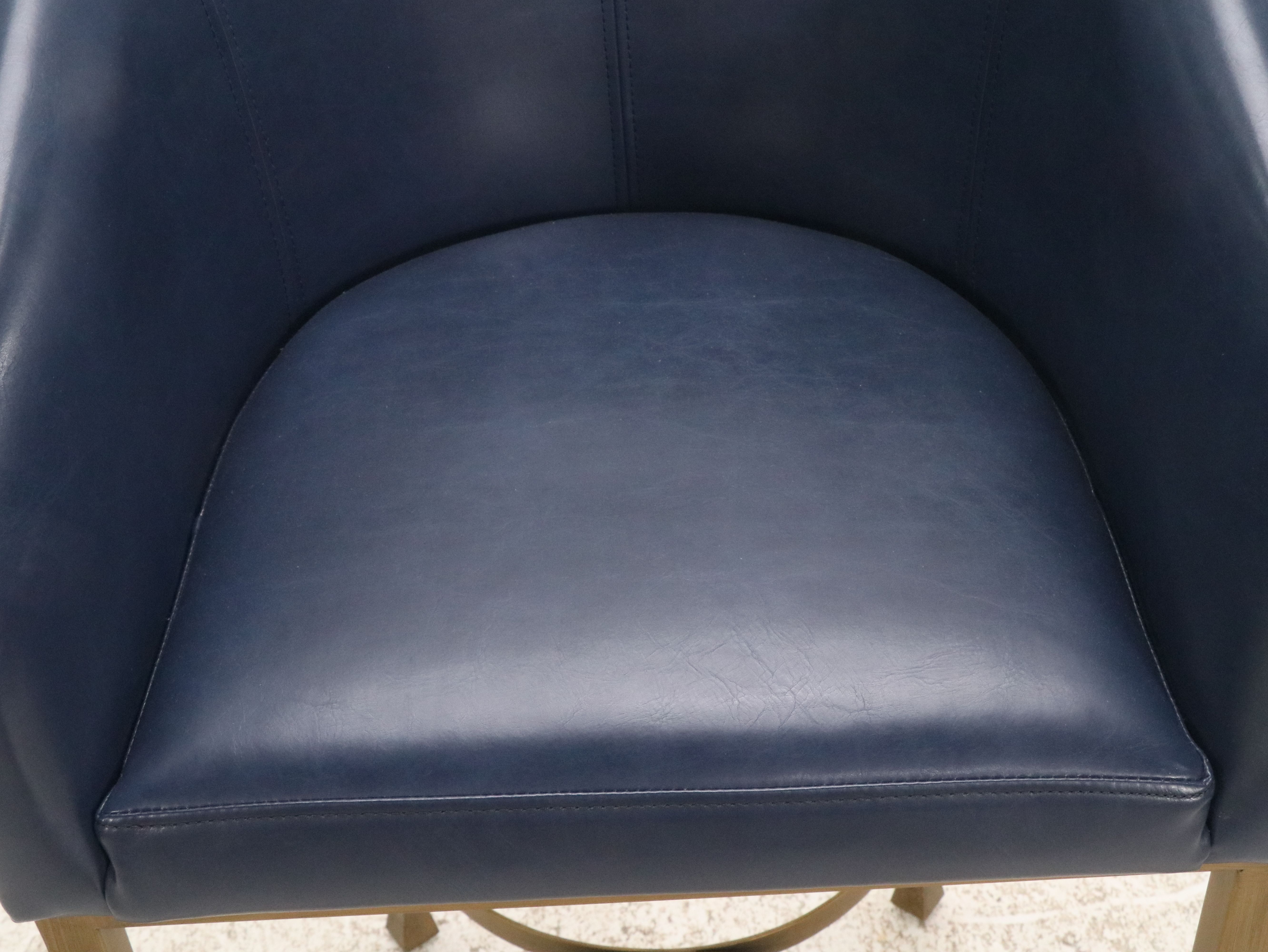 Set of Four Frontgate Modern Low Back "Sloan" Barstools