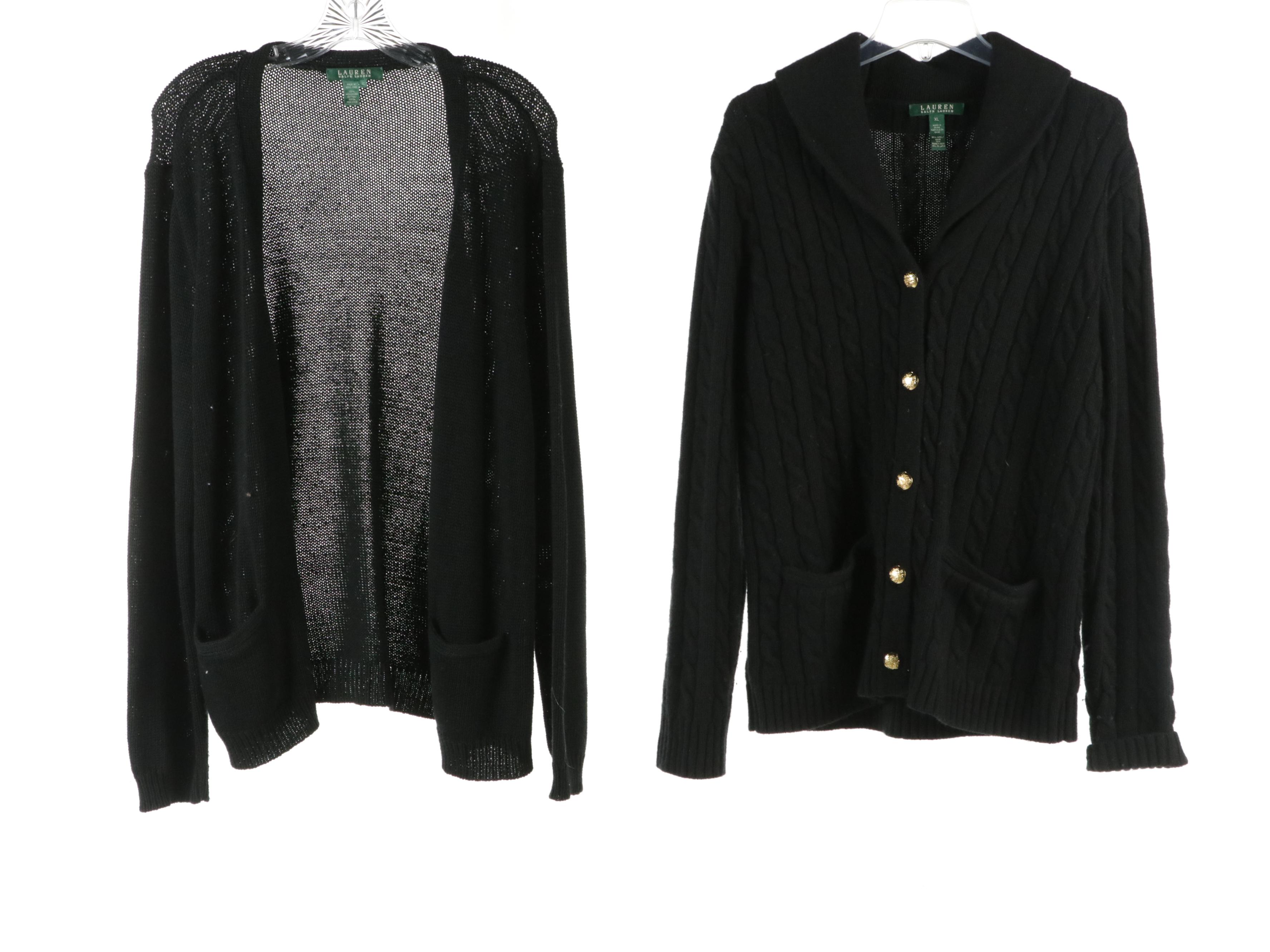 Lauren Ralph Lauren Wool/Rabbit Hair Blend Cardigan, Long Sleeve Tops and More