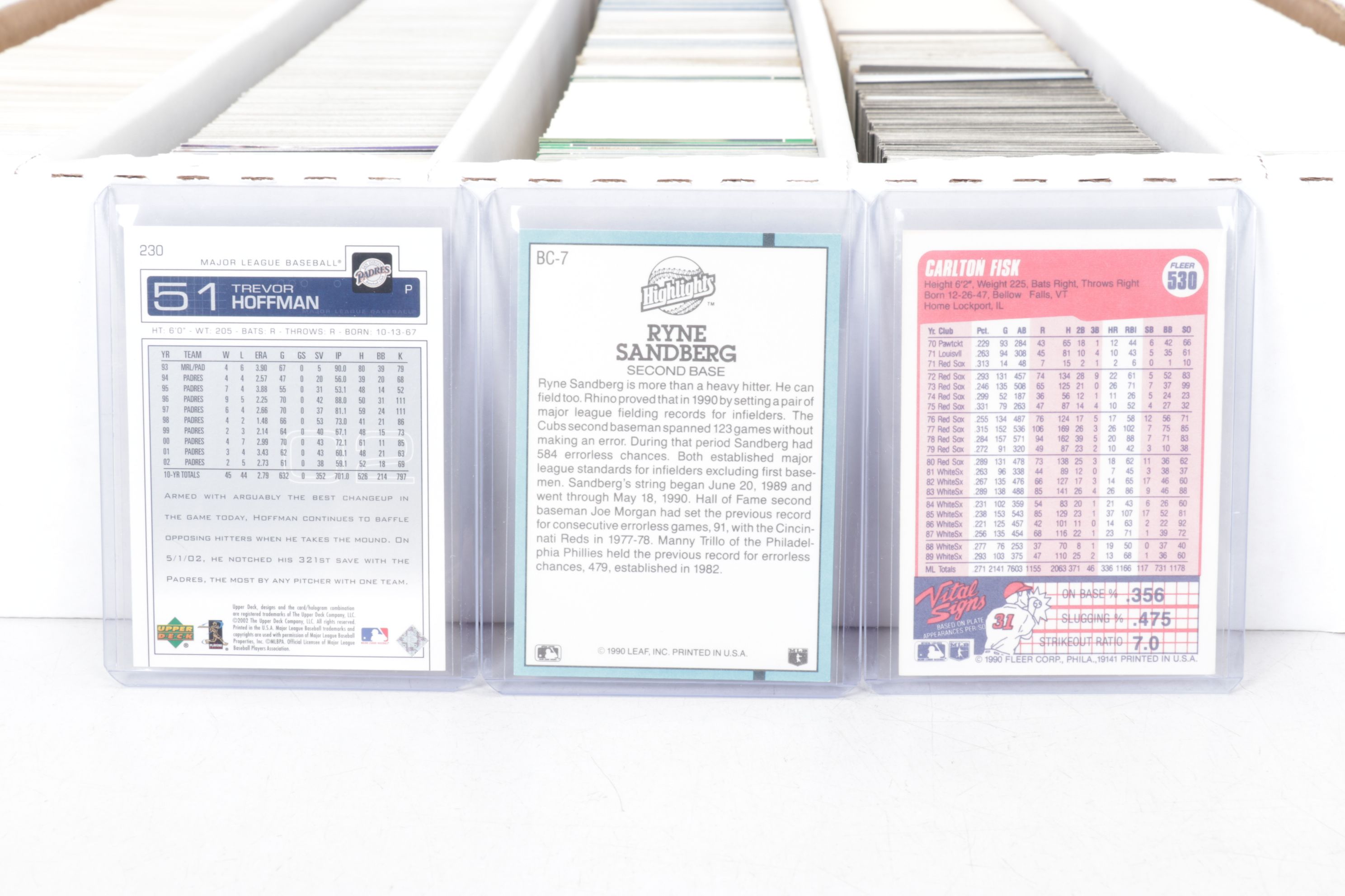 Roger Clemens, Barry Bonds & Other Baseball Trading Cards