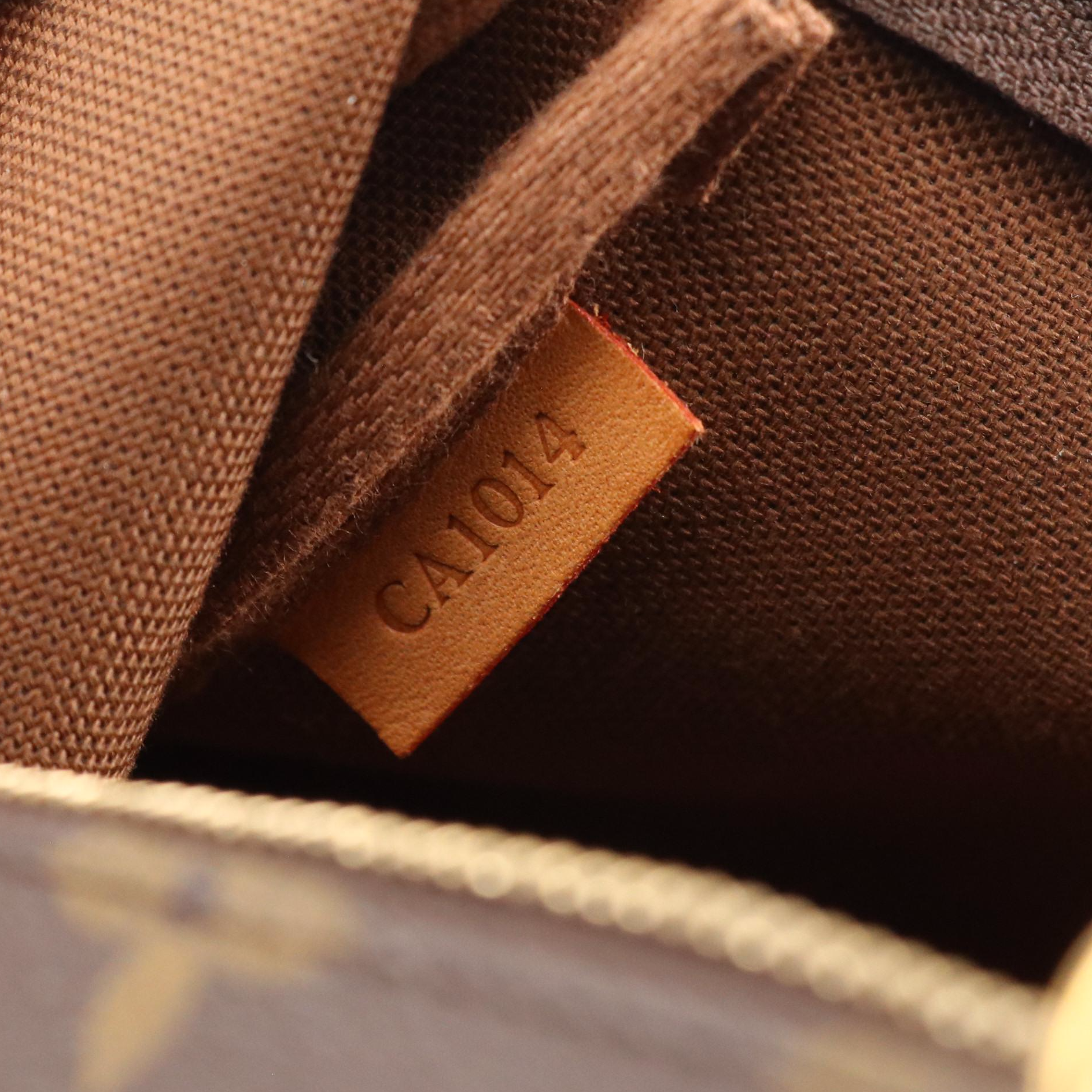 Louis Vuitton Pochette Accessoires Bag in Monogram Canvas and Leather Trim