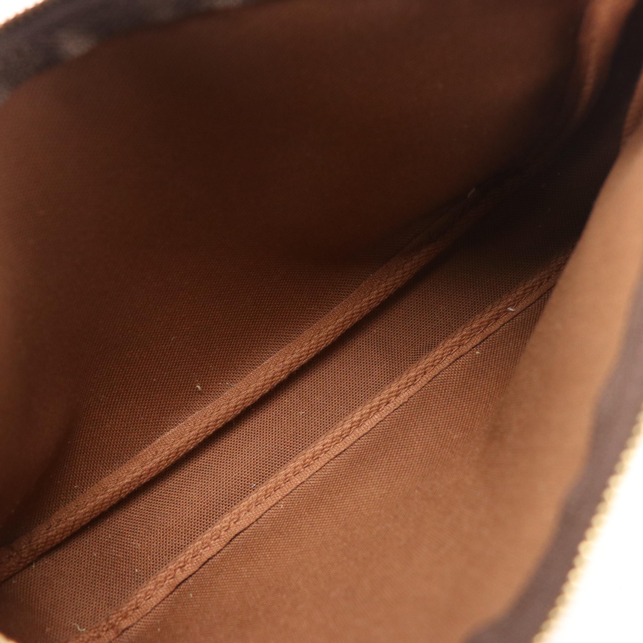 Louis Vuitton Pochette Accessoires Bag in Monogram Canvas and Leather Trim