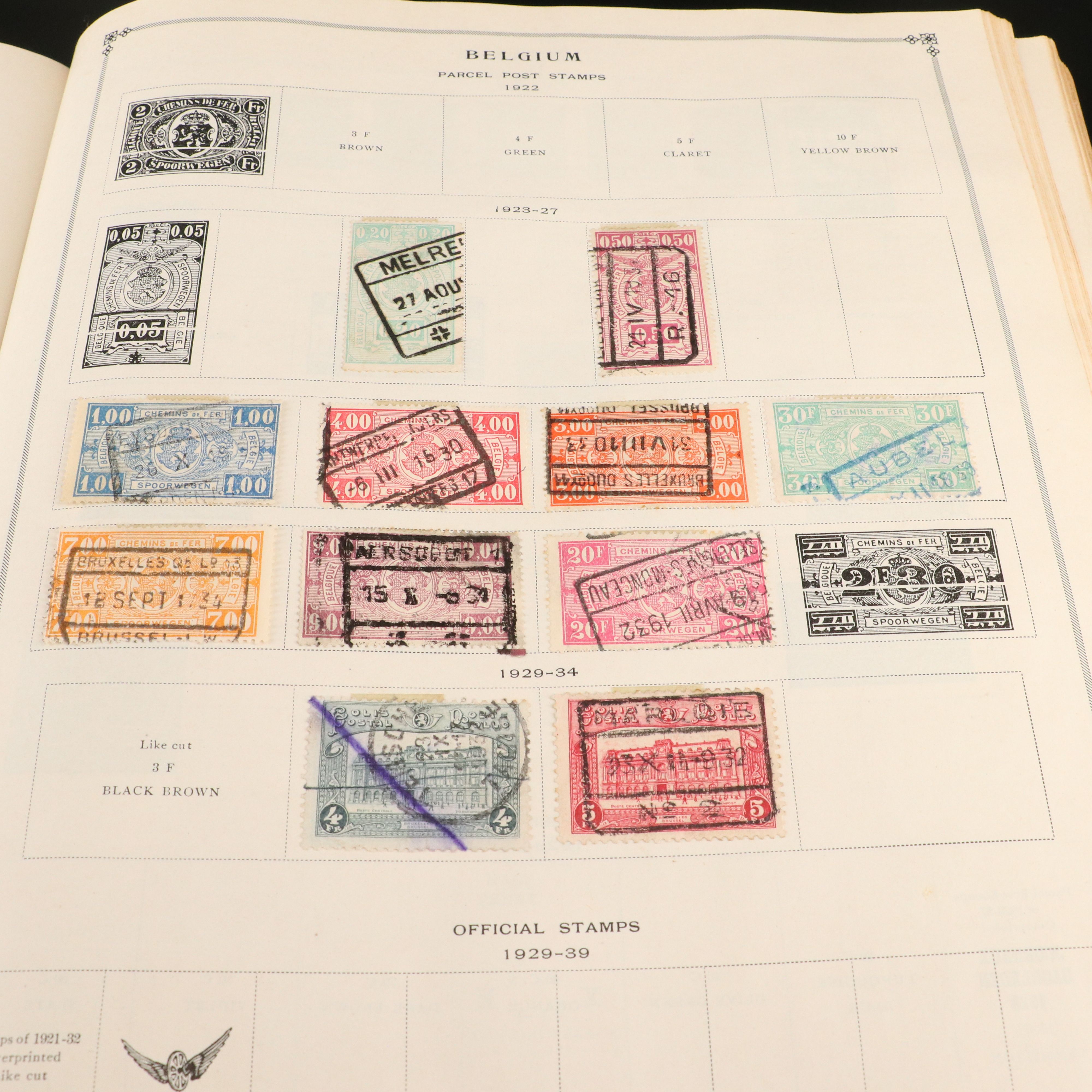 Stamp Collection Including Scott's International Postage Stamp Album