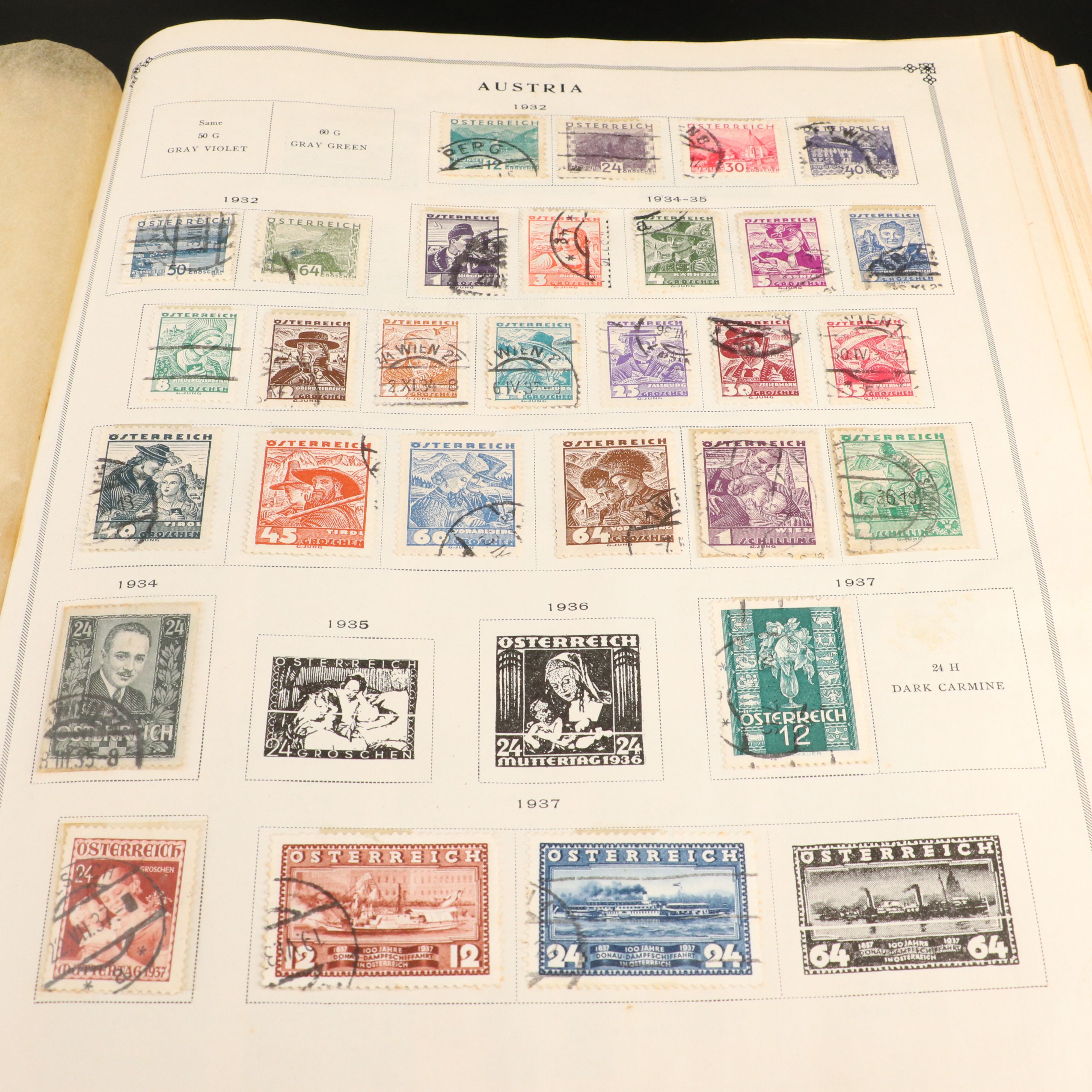 Stamp Collection Including Scott's International Postage Stamp Album