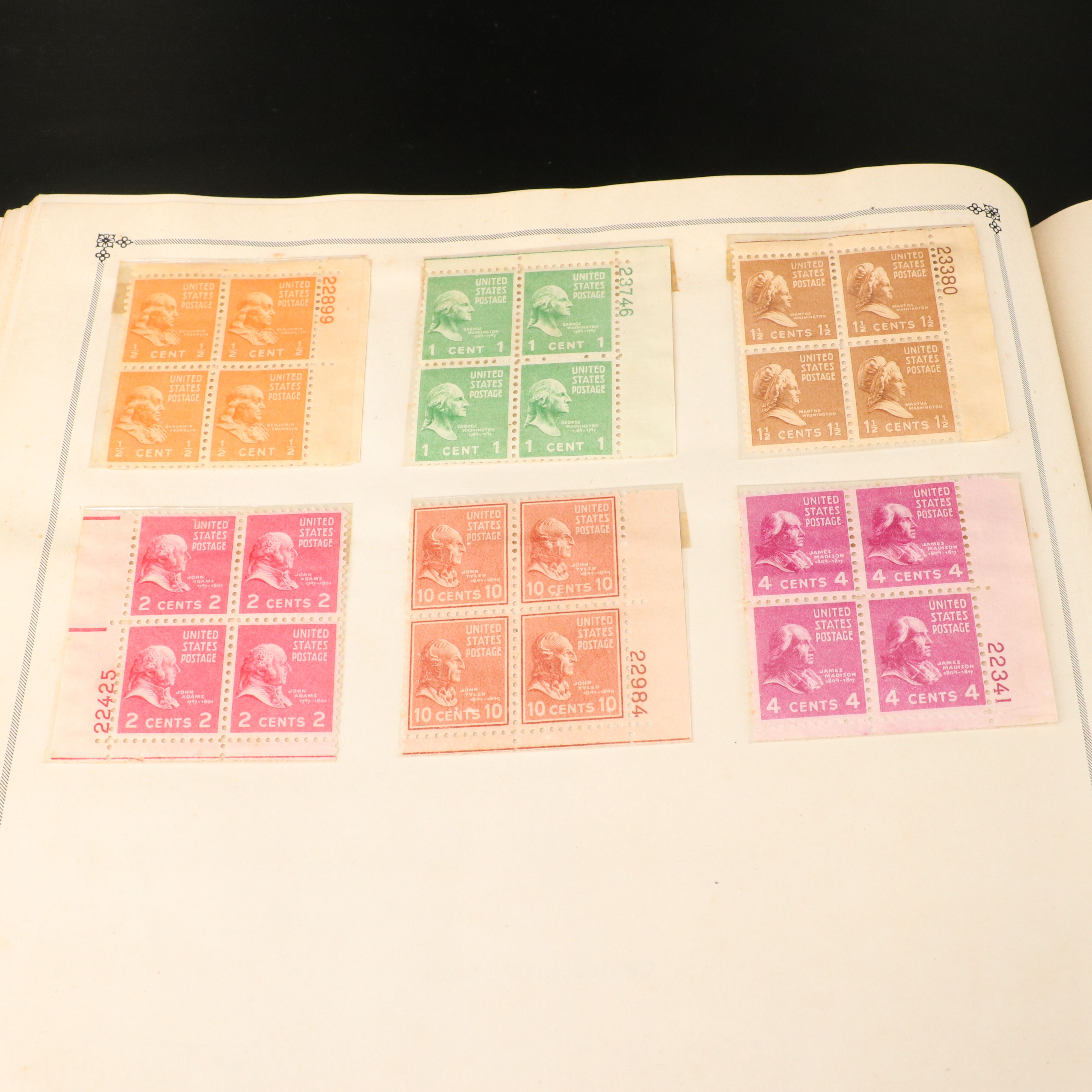 Stamp Collection Including Scott's International Postage Stamp Album
