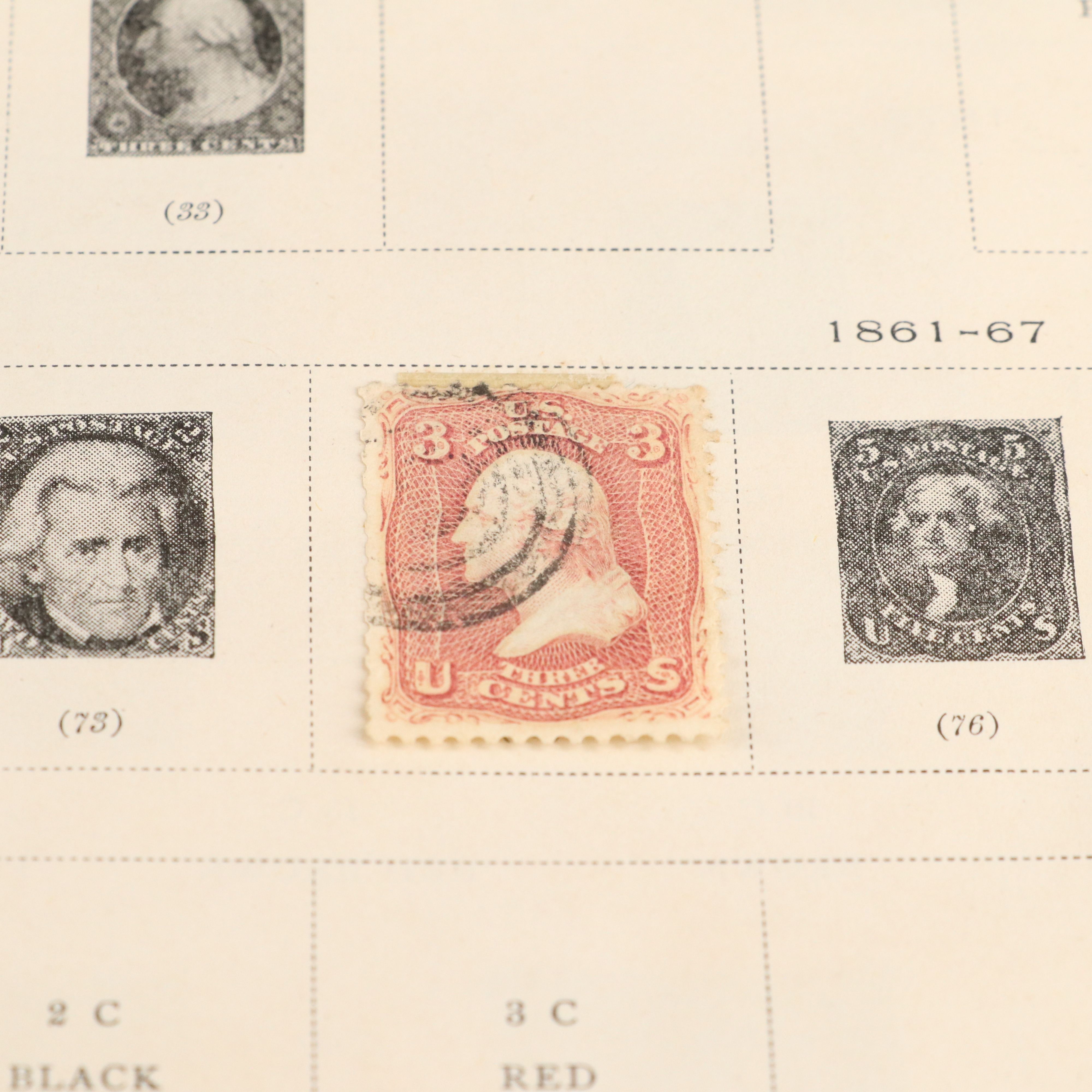 Stamp Collection Including Scott's International Postage Stamp Album