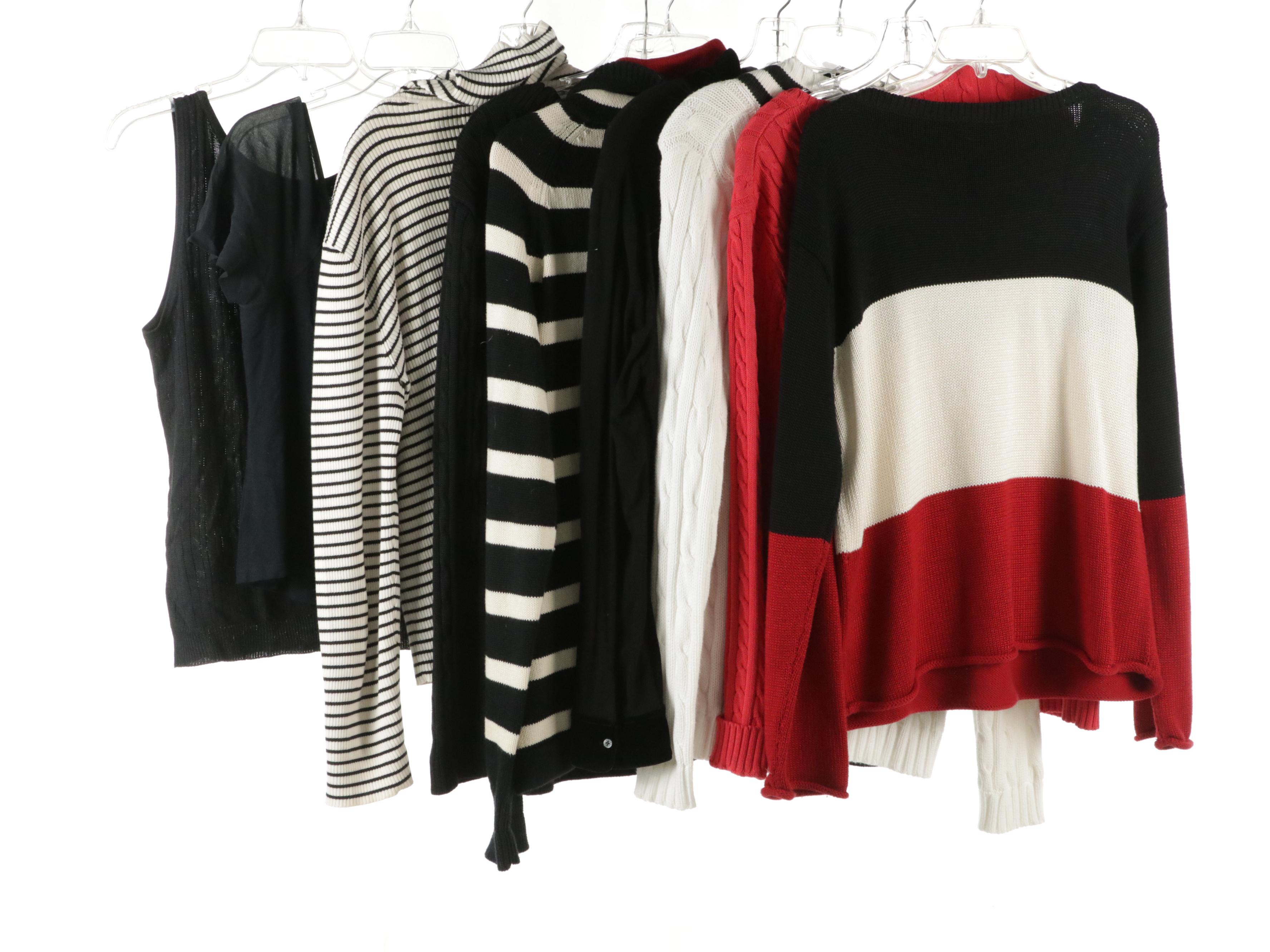 Lauren by Ralph Lauren Knit Sweaters, Knit Zip Jacket, Tops, and Sleeveless Top