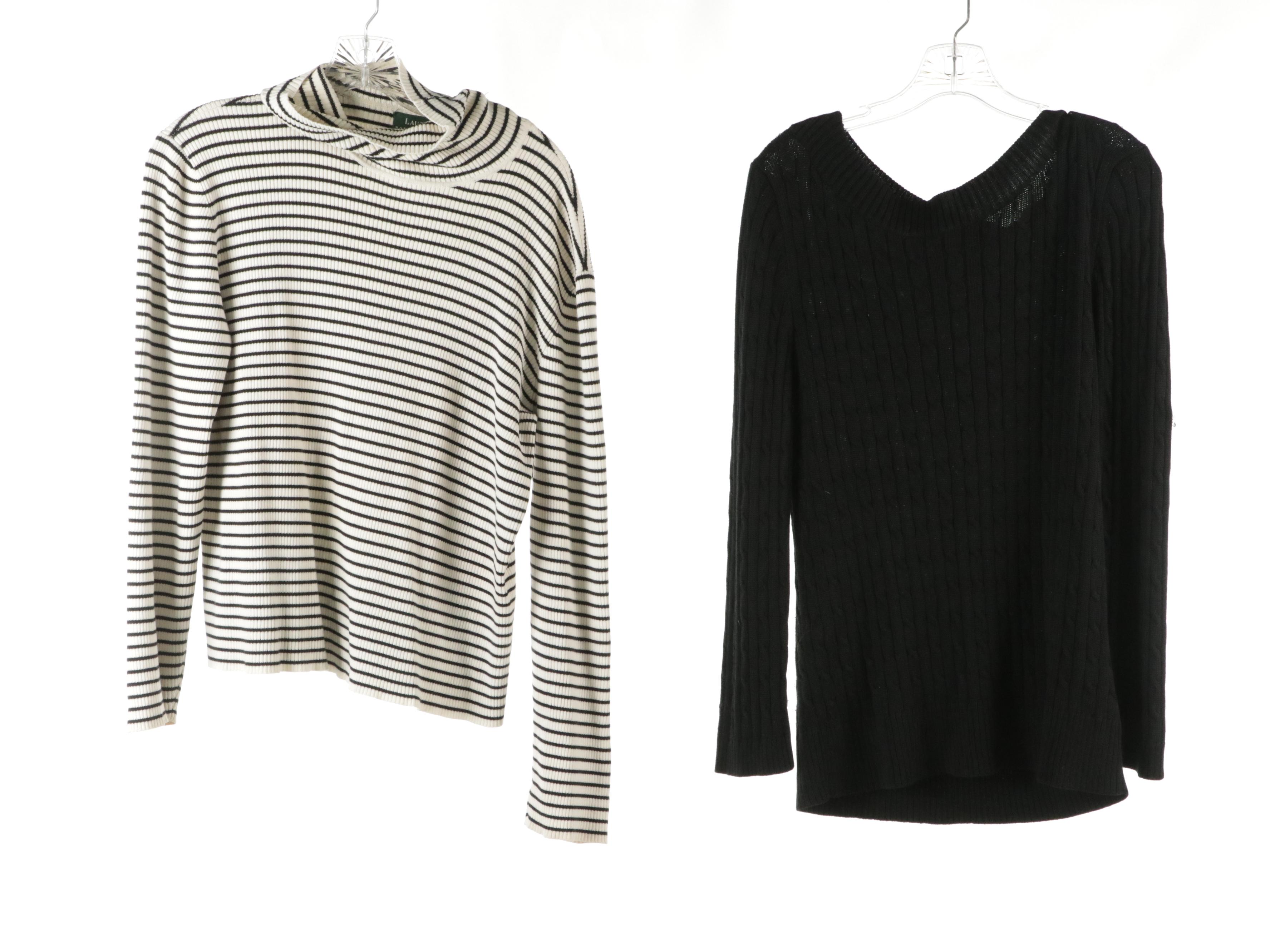 Lauren by Ralph Lauren Knit Sweaters, Knit Zip Jacket, Tops, and Sleeveless Top
