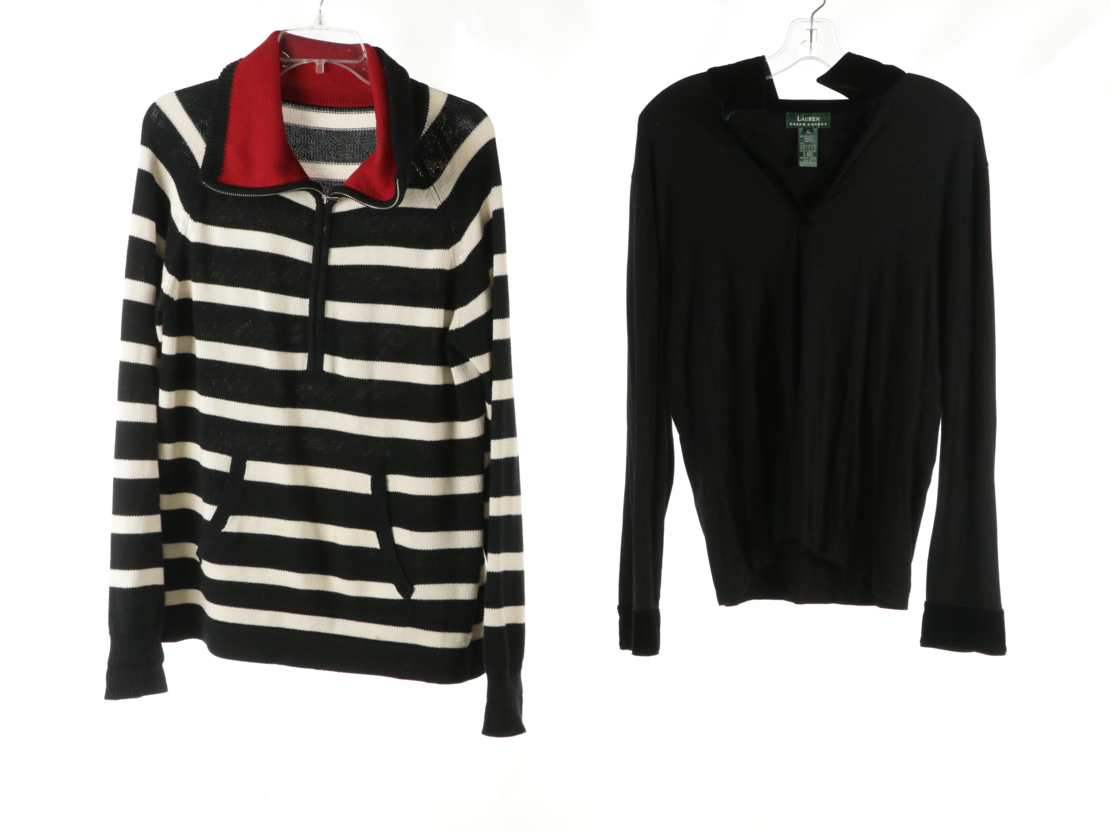 Lauren by Ralph Lauren Knit Sweaters, Knit Zip Jacket, Tops, and Sleeveless Top