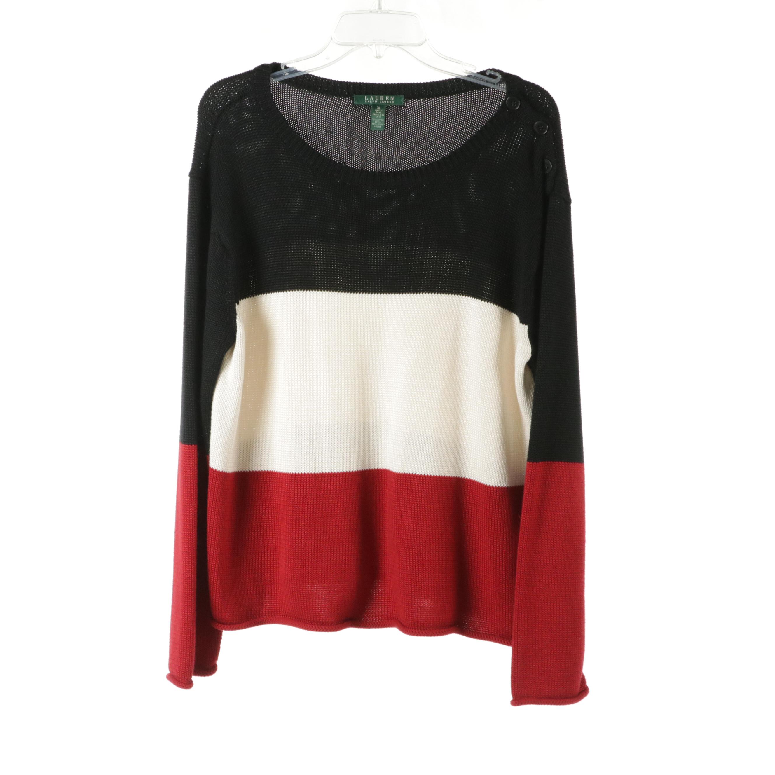 Lauren by Ralph Lauren Knit Sweaters, Knit Zip Jacket, Tops, and Sleeveless Top