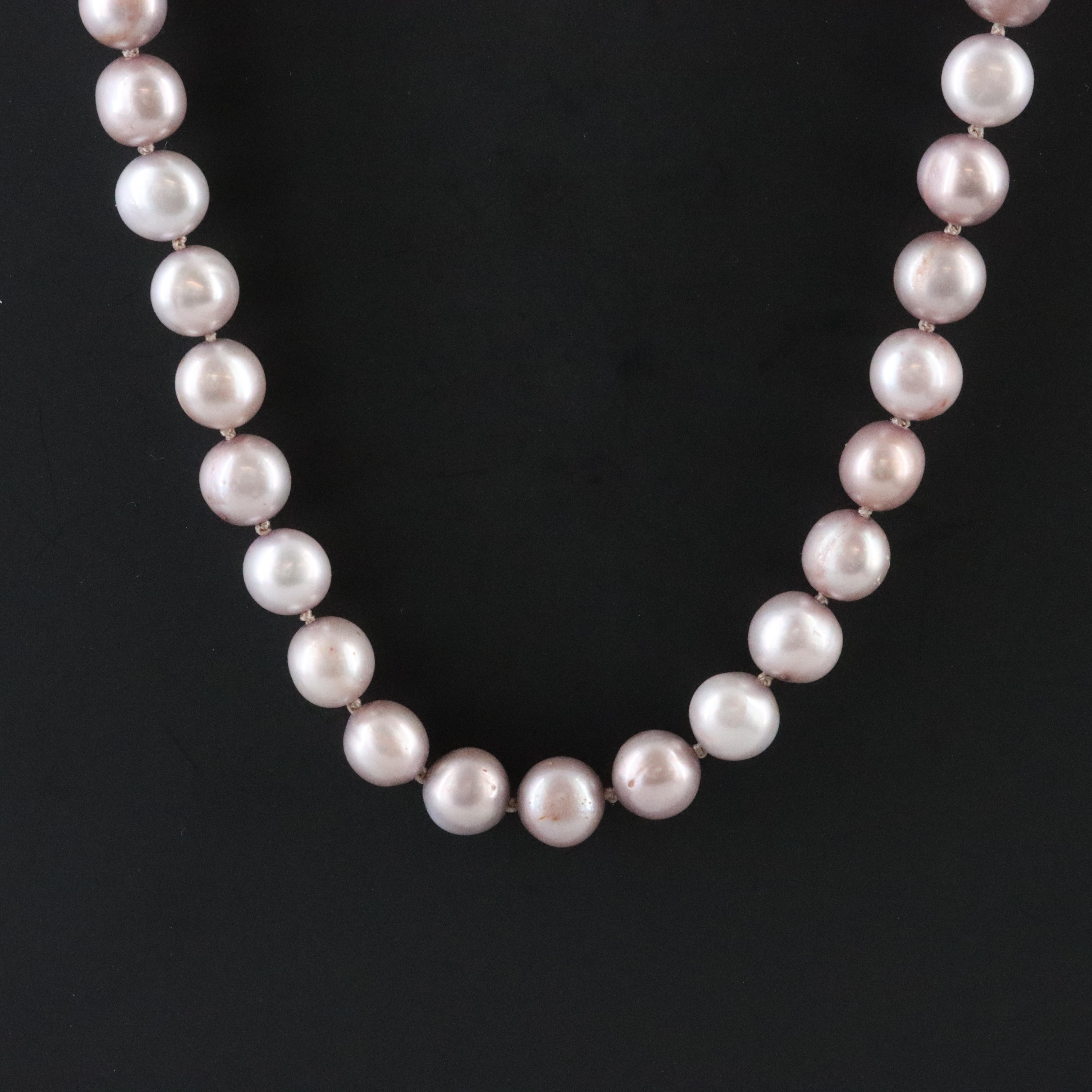 8.25 MM Pearl Necklace with 14K Clasp