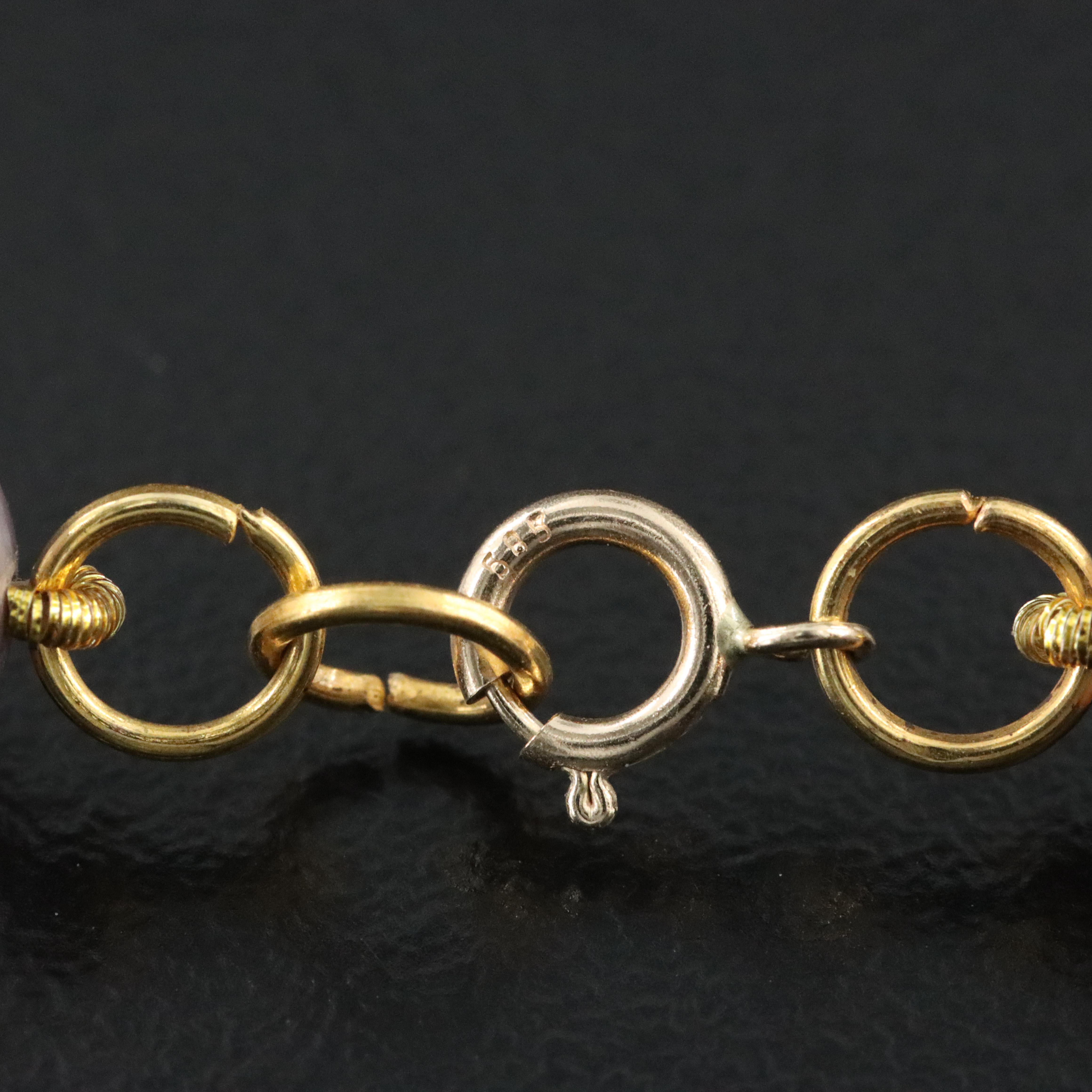 8.25 MM Pearl Necklace with 14K Clasp