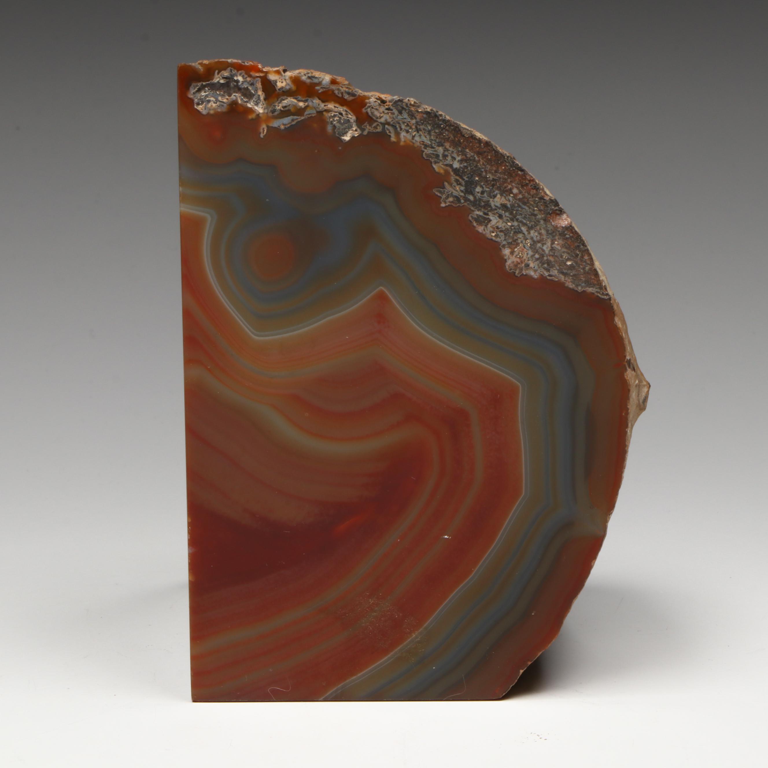 Cut and Polished Agate Specimen