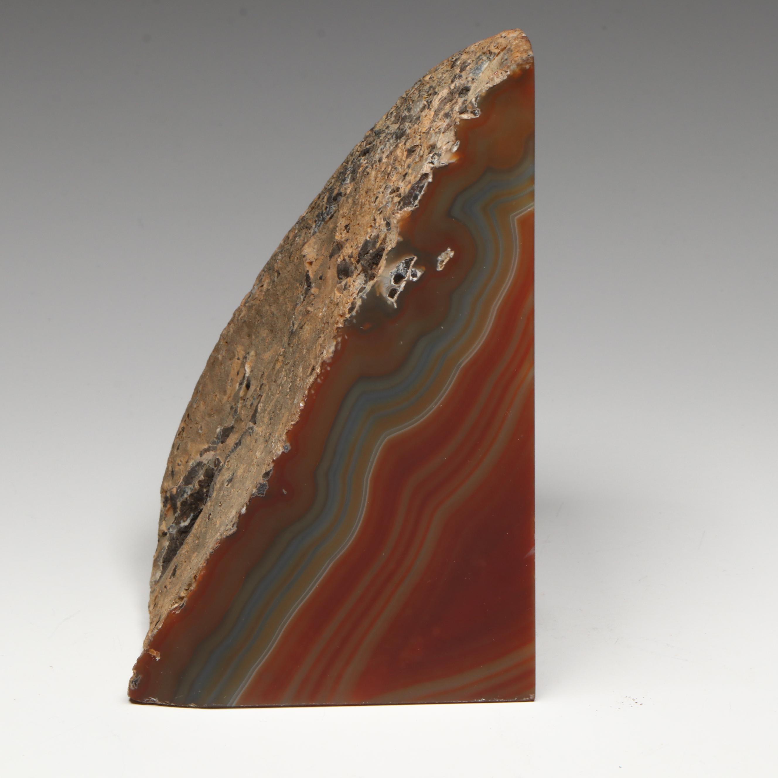 Cut and Polished Agate Specimen