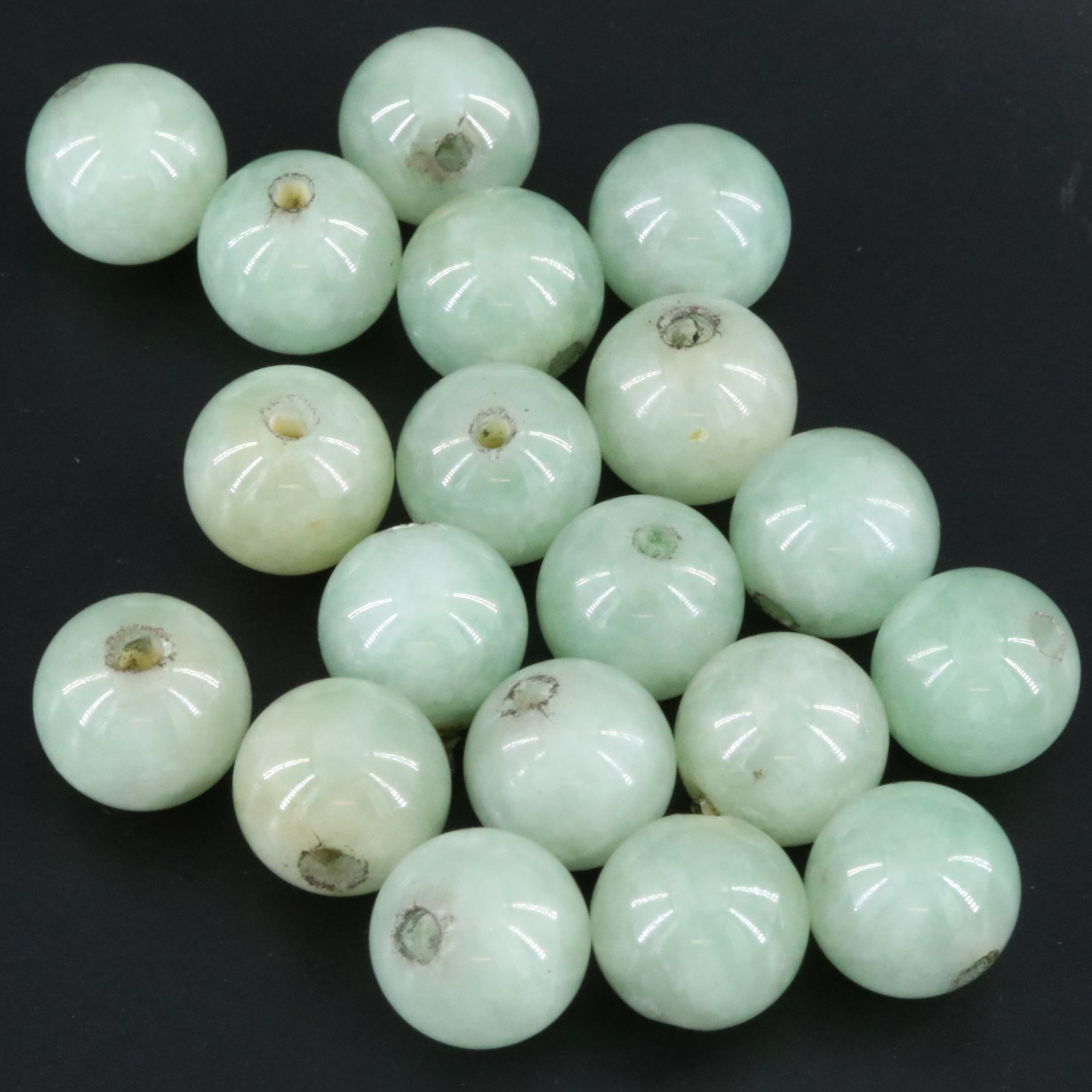 Loose Jadeite Bead Lot