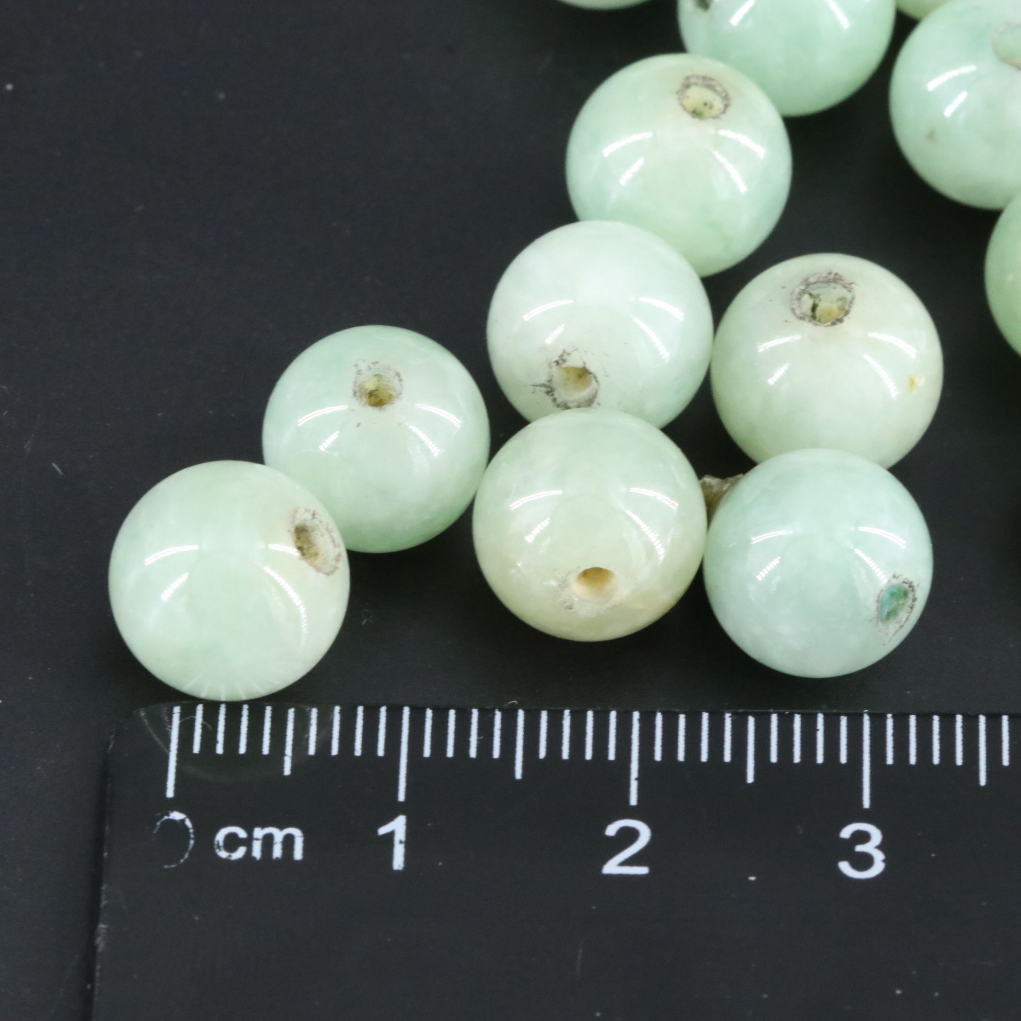 Loose Jadeite Bead Lot