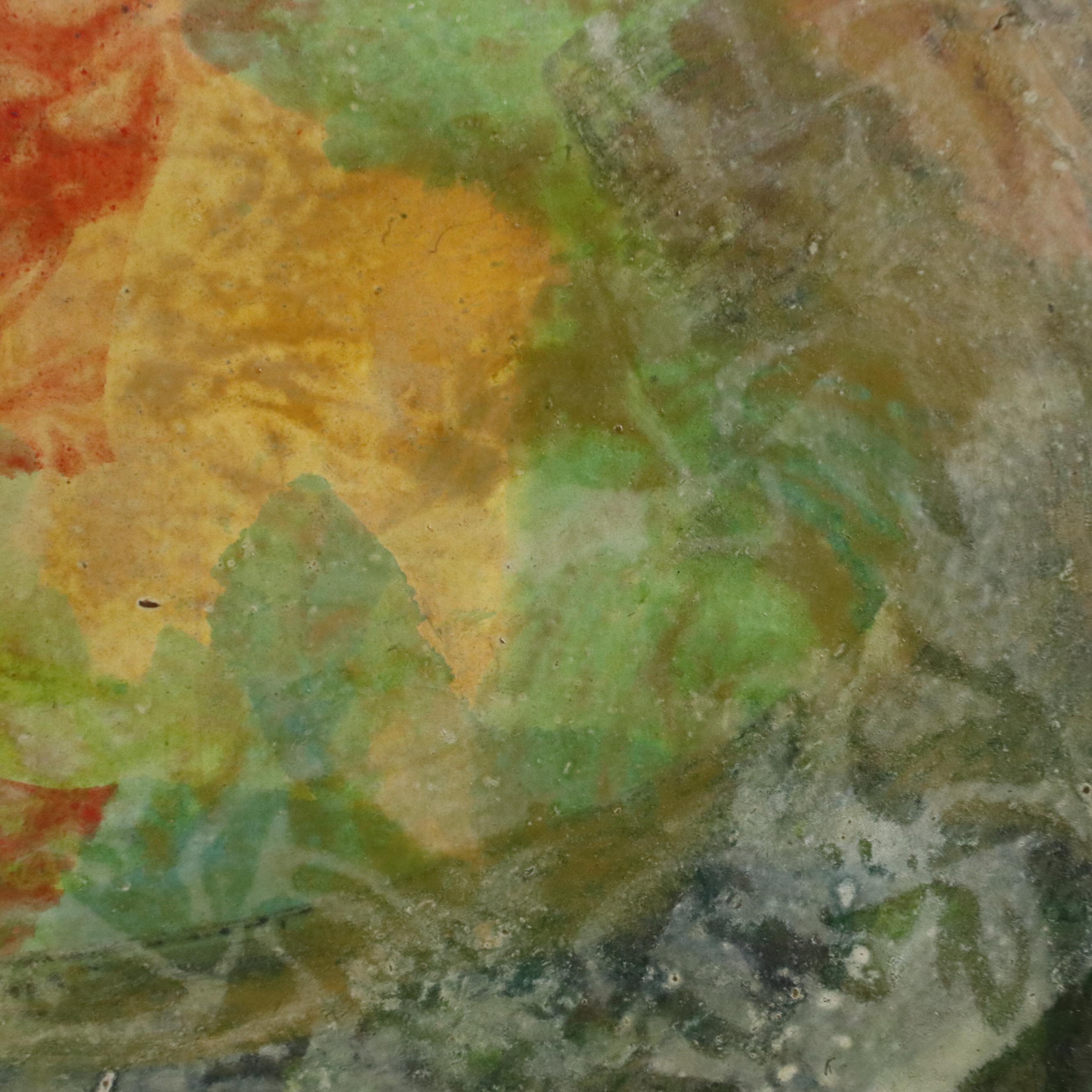 Louis Rockwood Abstract Mixed Media Painting