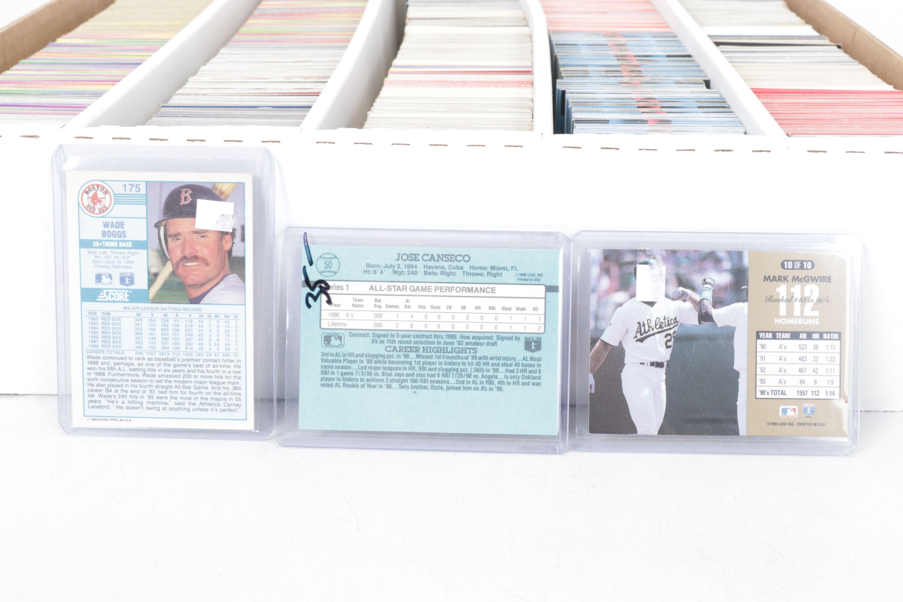 Ryne Sandberg, Reggie Jackson & Other Baseball Trading Cards