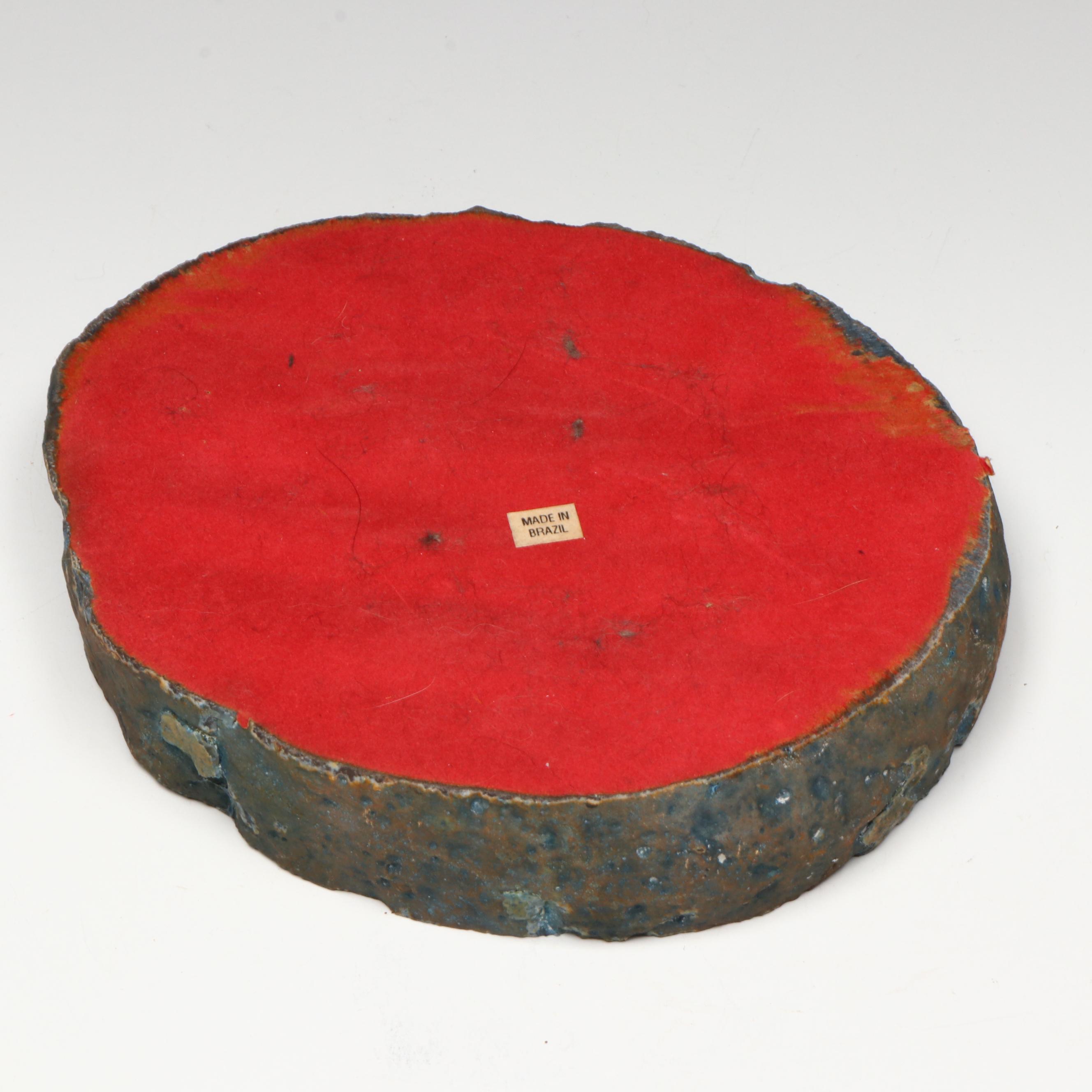 Polished Blue Agate Bowl