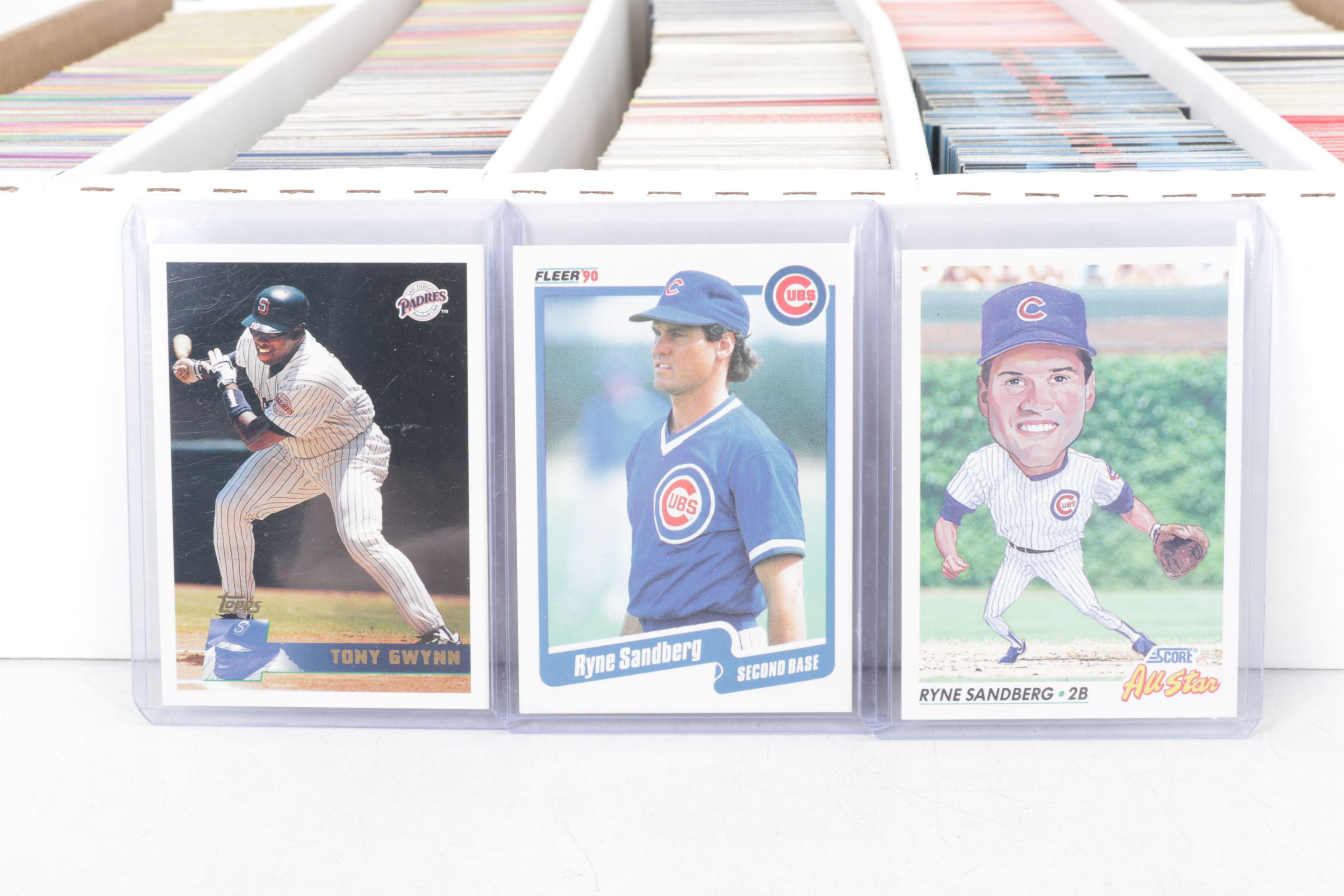 Ryne Sandberg, Reggie Jackson & Other Baseball Trading Cards