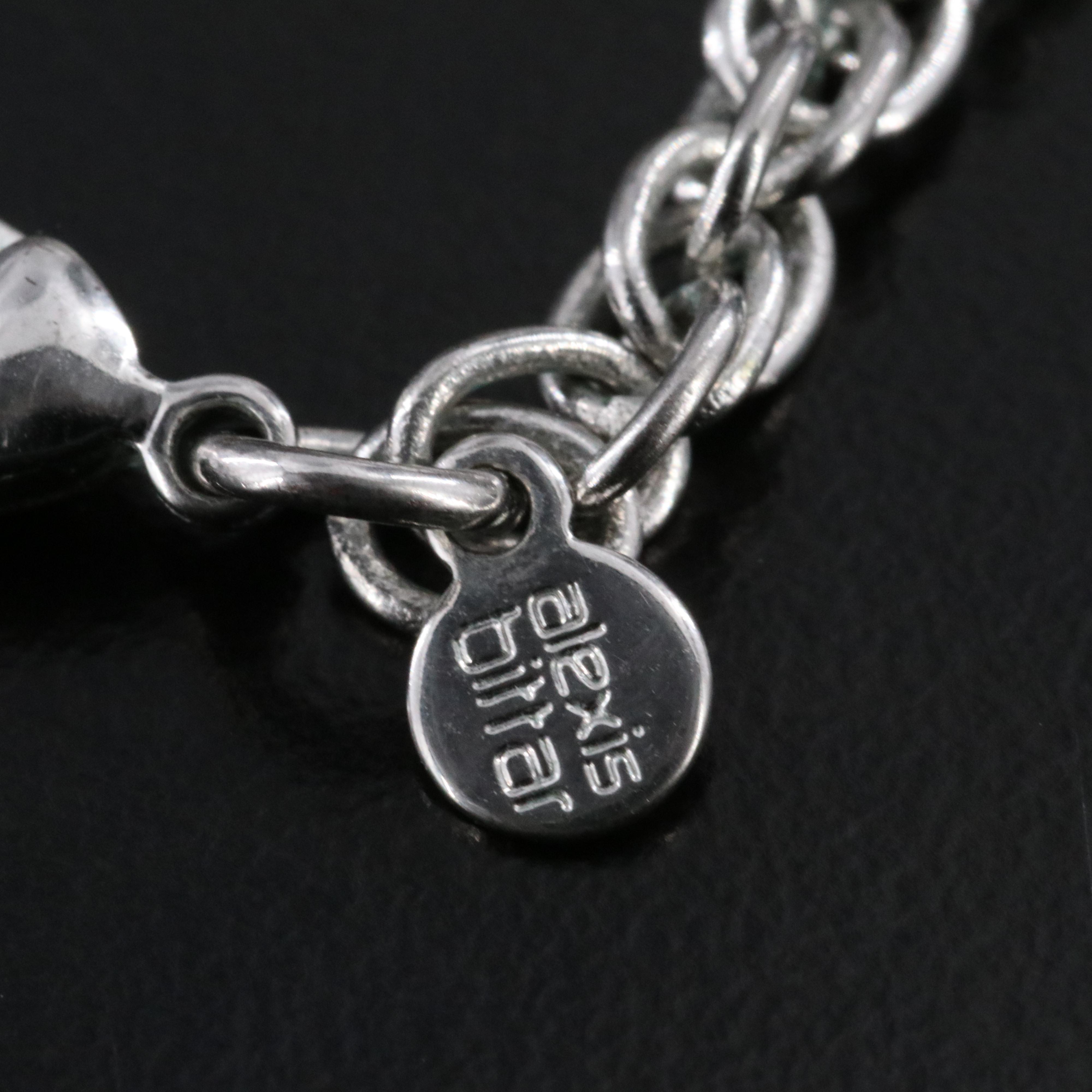 Alexis Bittar Lucite, Labradorite and Rhinestone Necklace