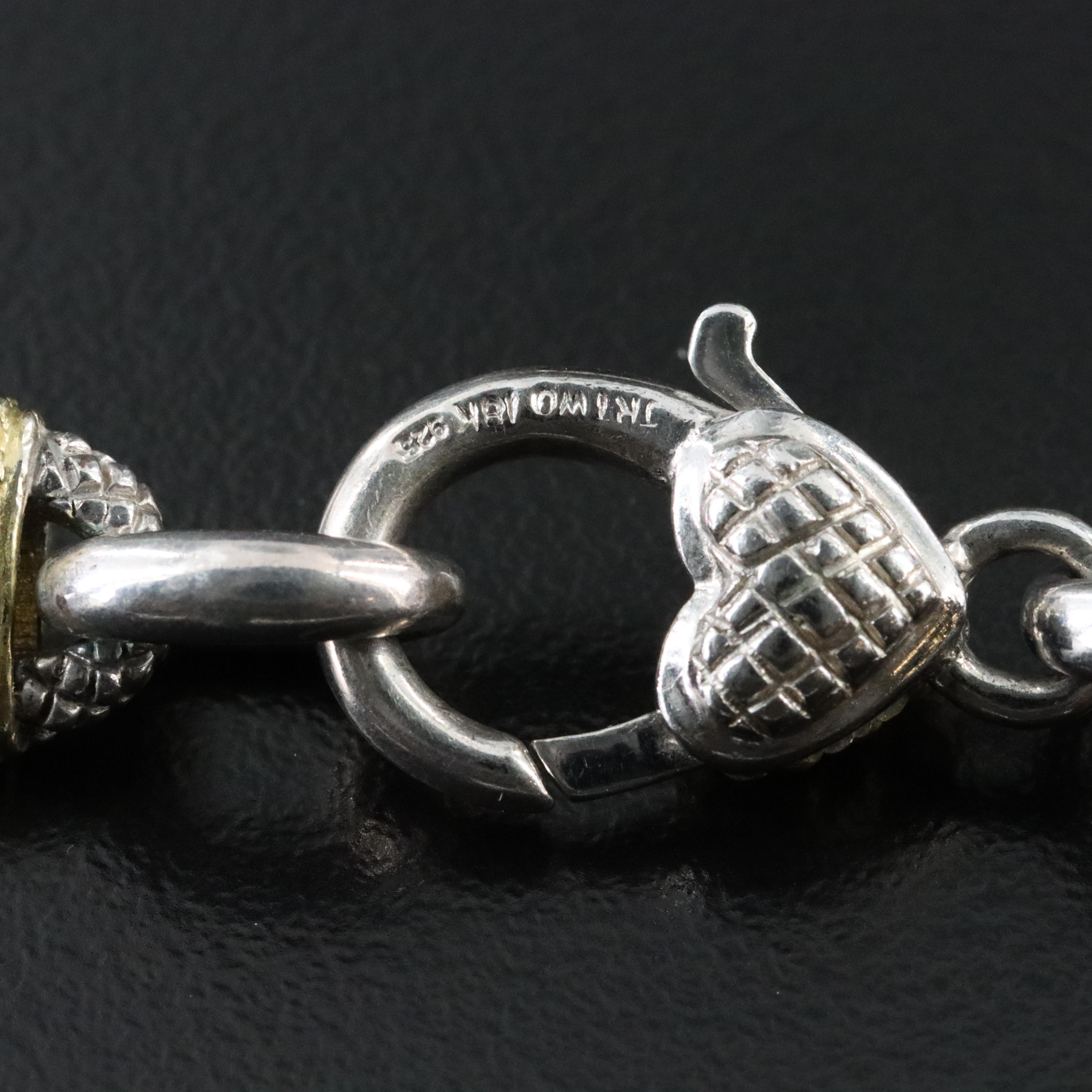 Judith Ripka Sterling Pearl Necklace with 18K Accents