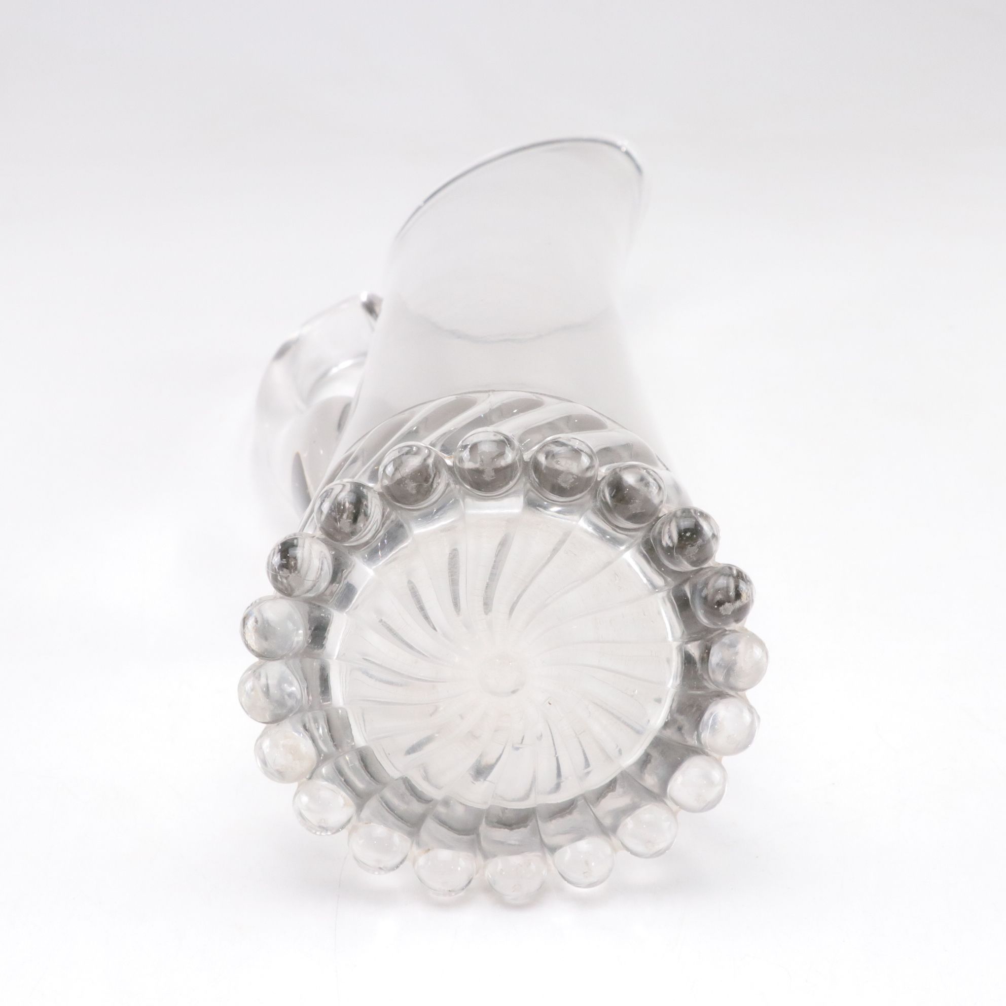 Pair of Blown Glass Pitchers