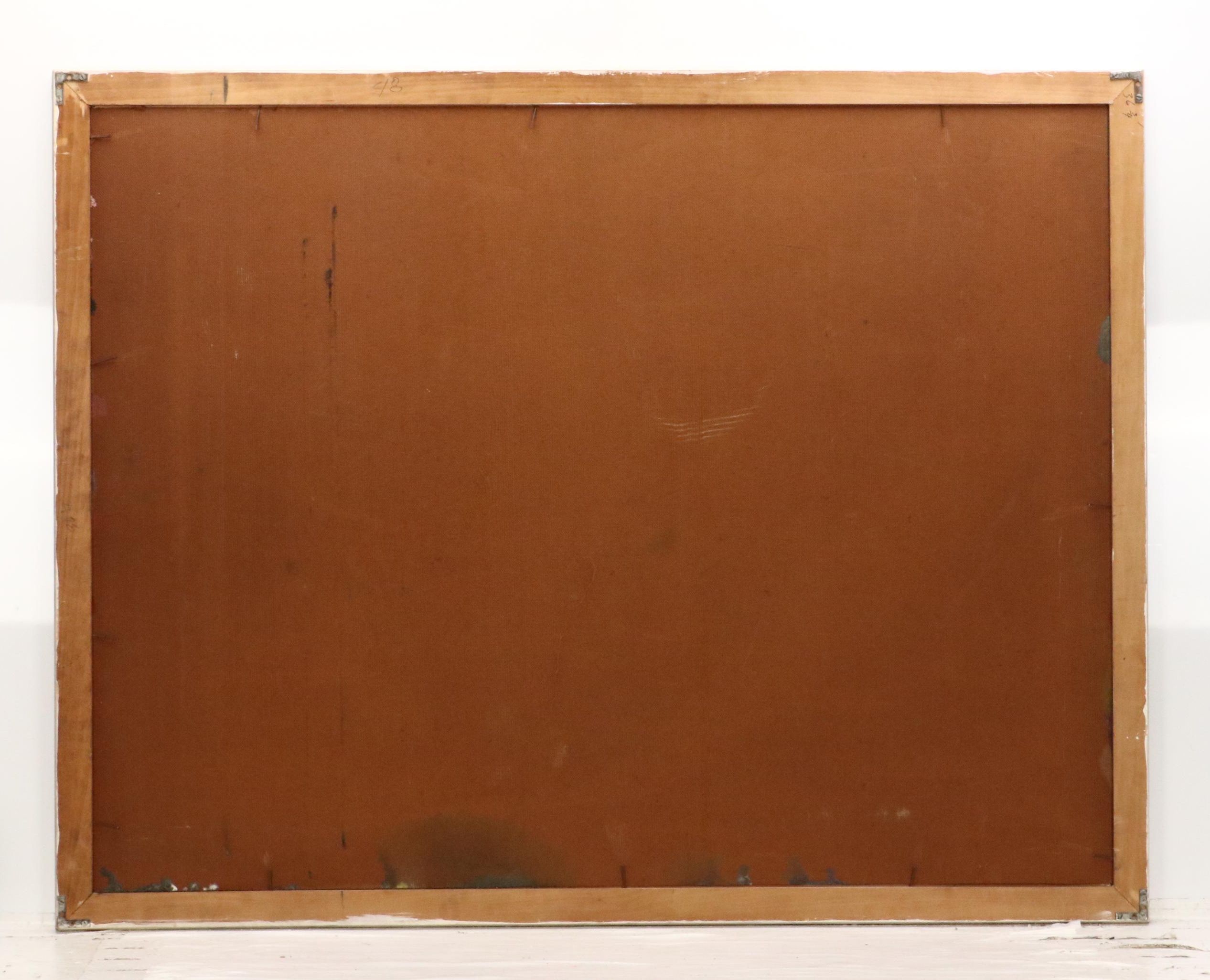 Louis Rockwood Abstract Mixed Media Painting