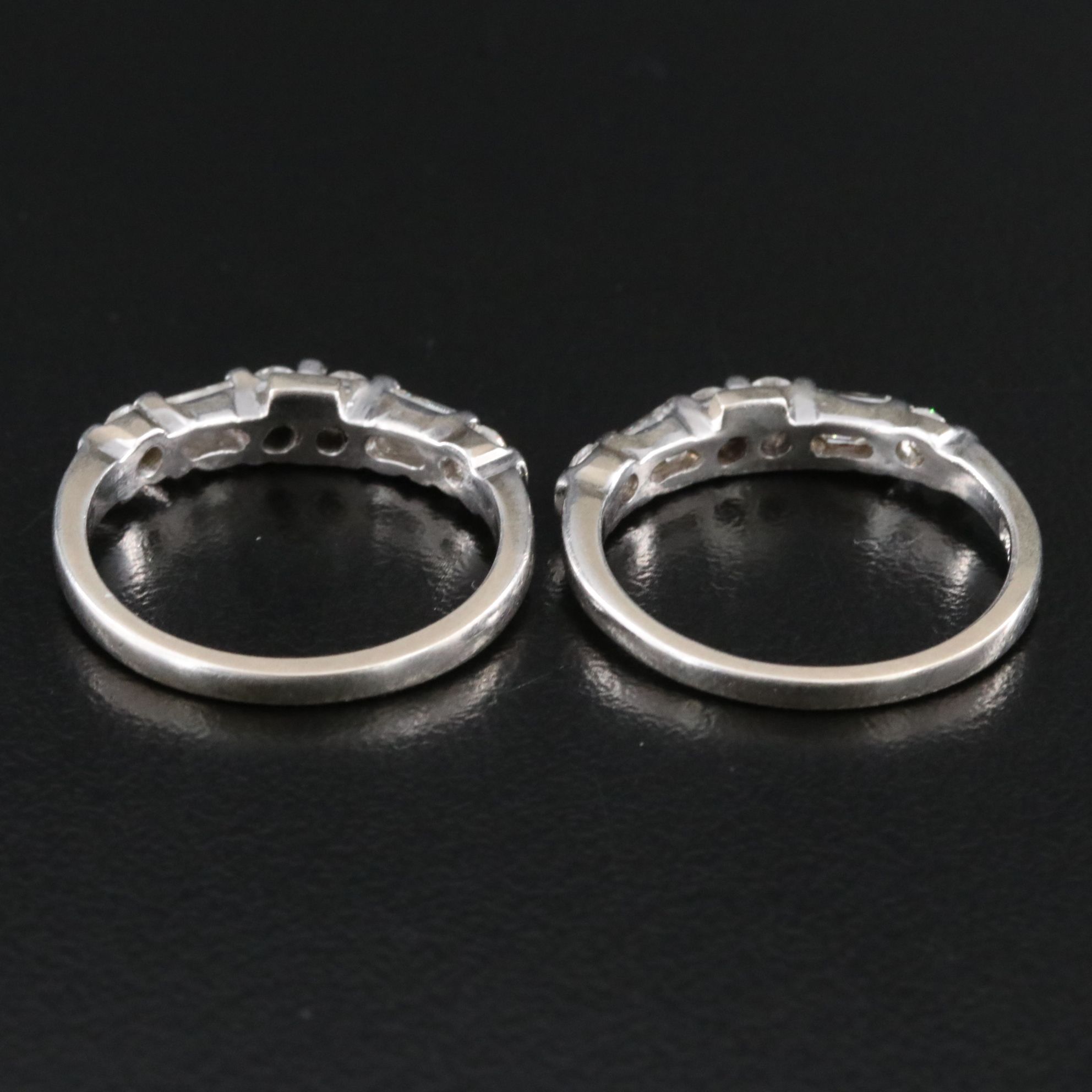 14K 1.04 CTW Diamond Bands