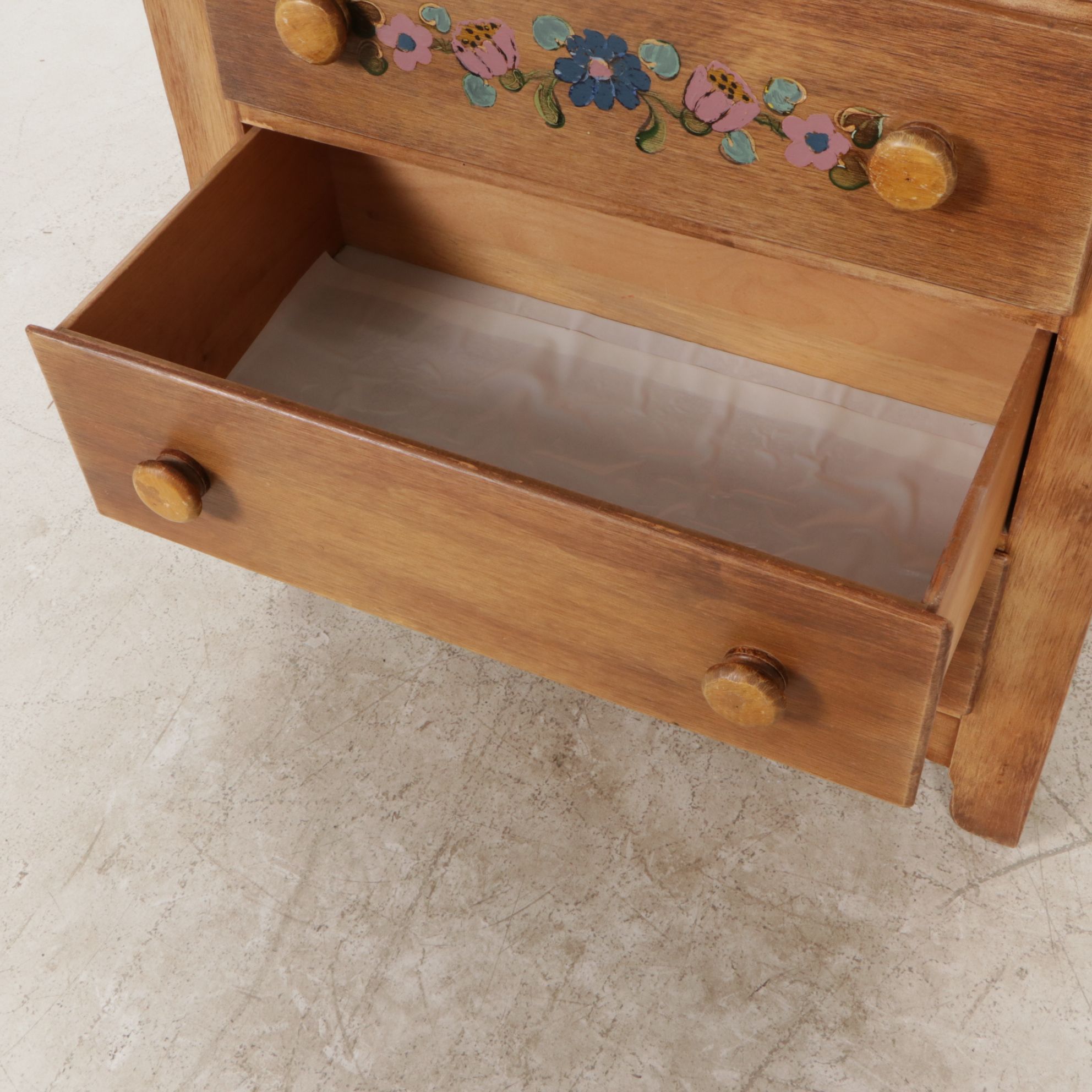 Coronado Southwestern Style Paint Decorated Chest of Drawers