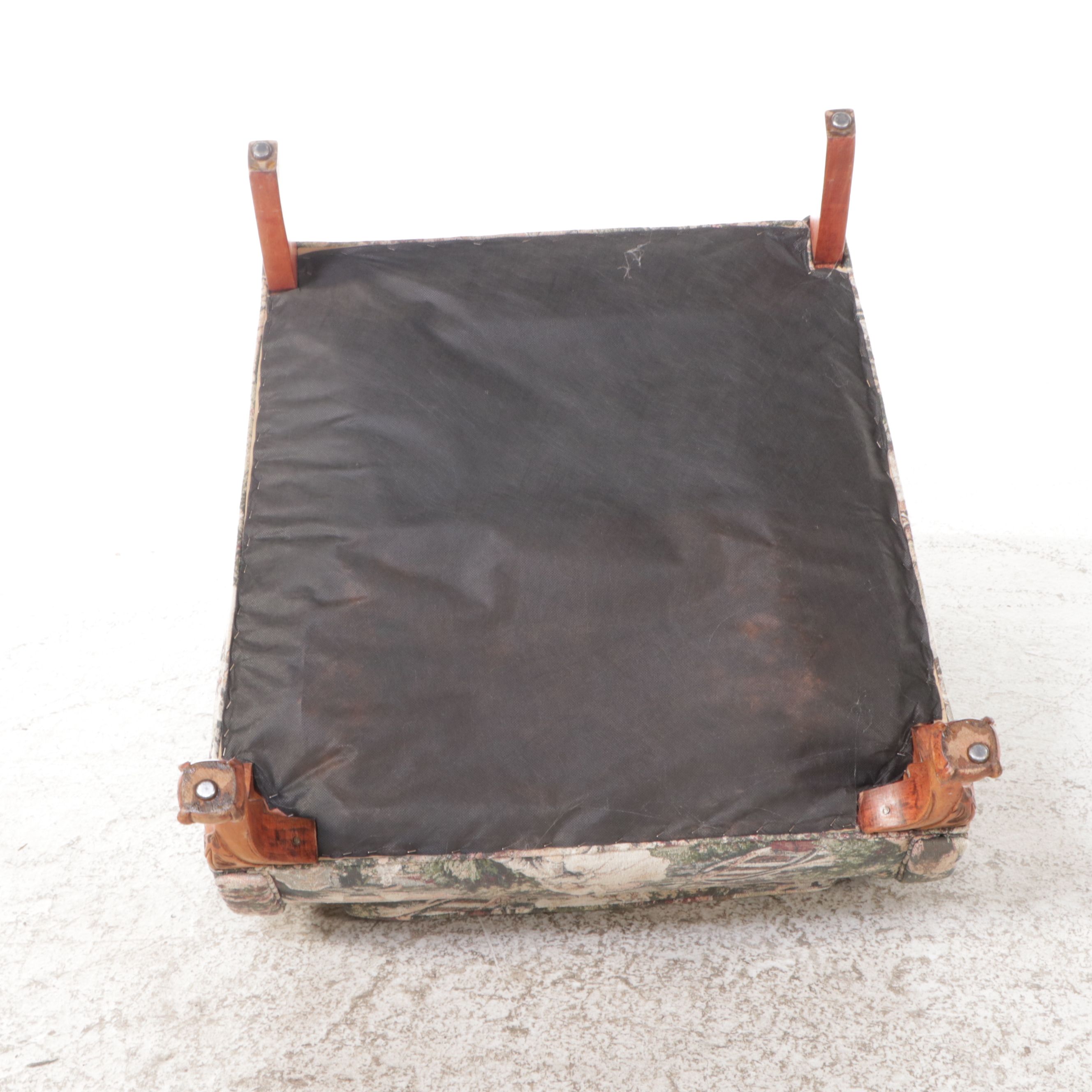 Upholstered Wingback Armchair