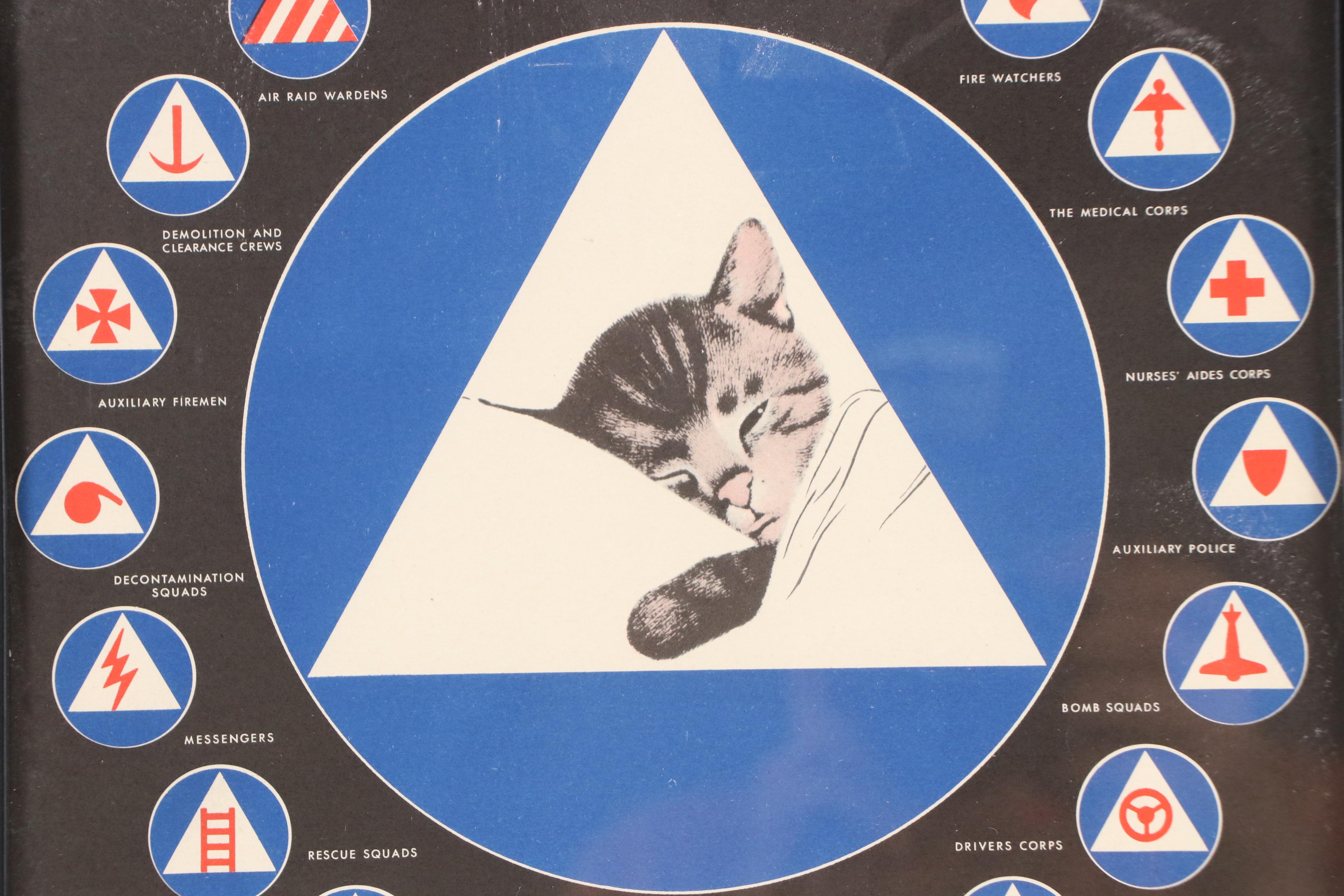 Chesapeake and Ohio "Chessie" Cat Mascot Railroad Advertisements After Grünewald