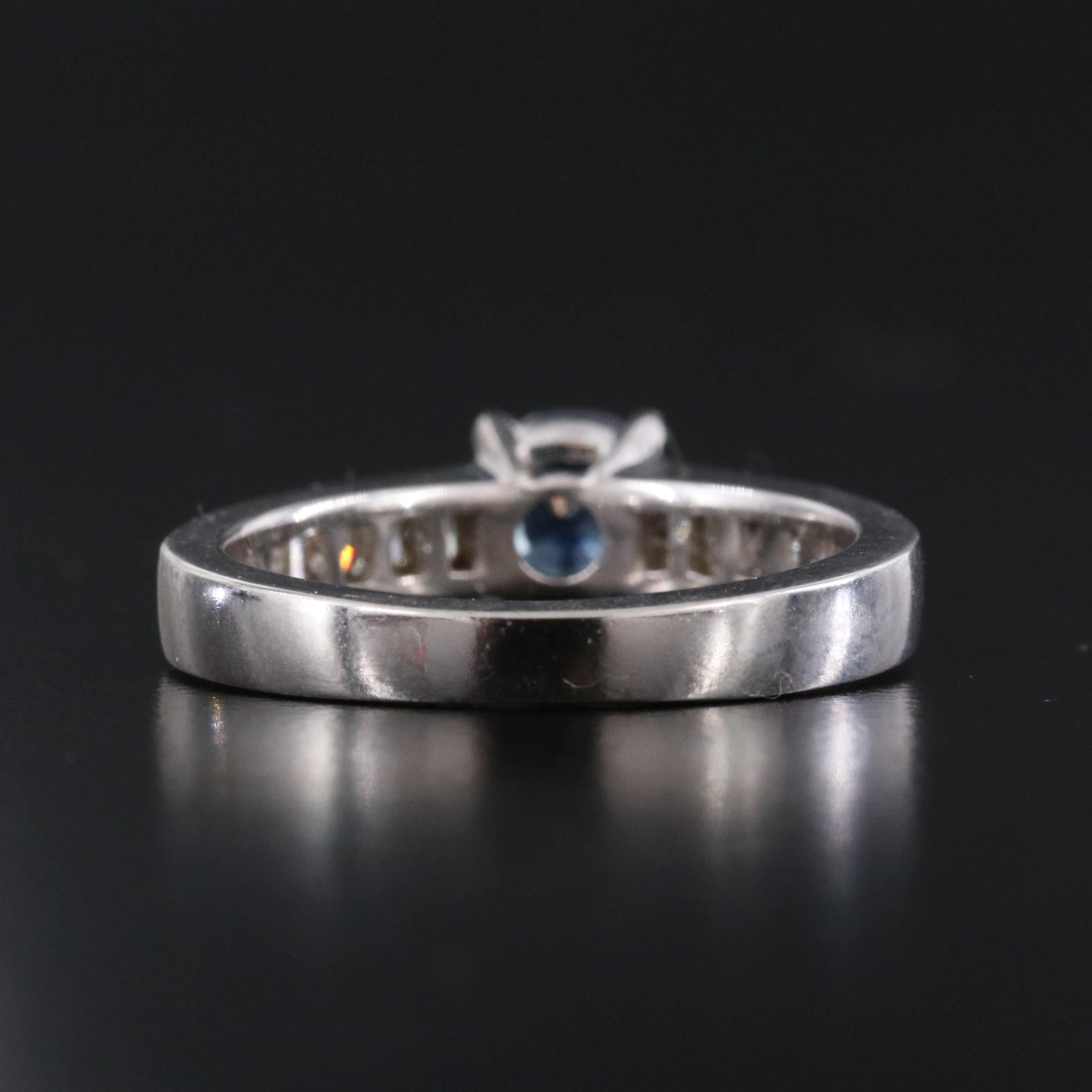 14K Sapphire and Diamond Ring