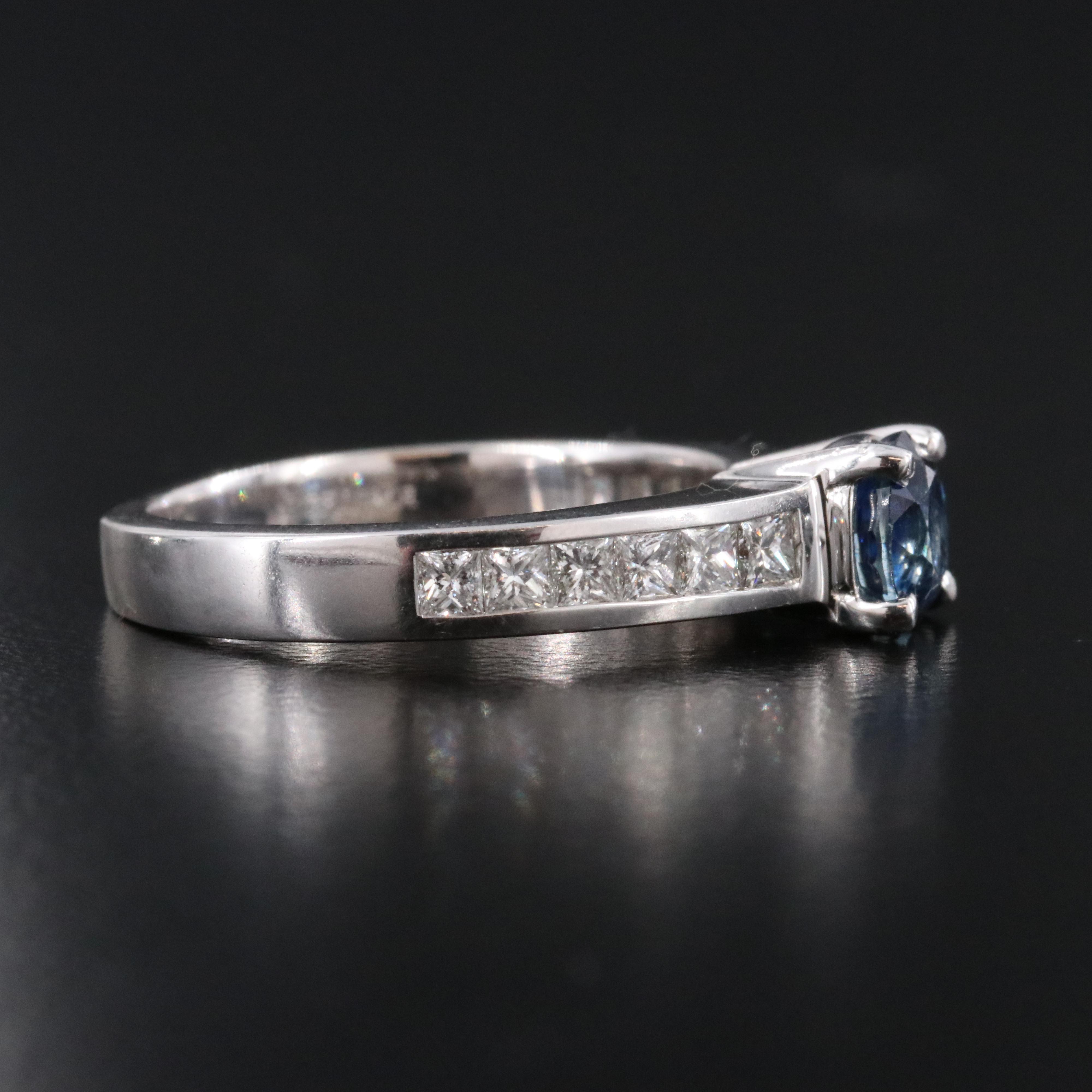 14K Sapphire and Diamond Ring