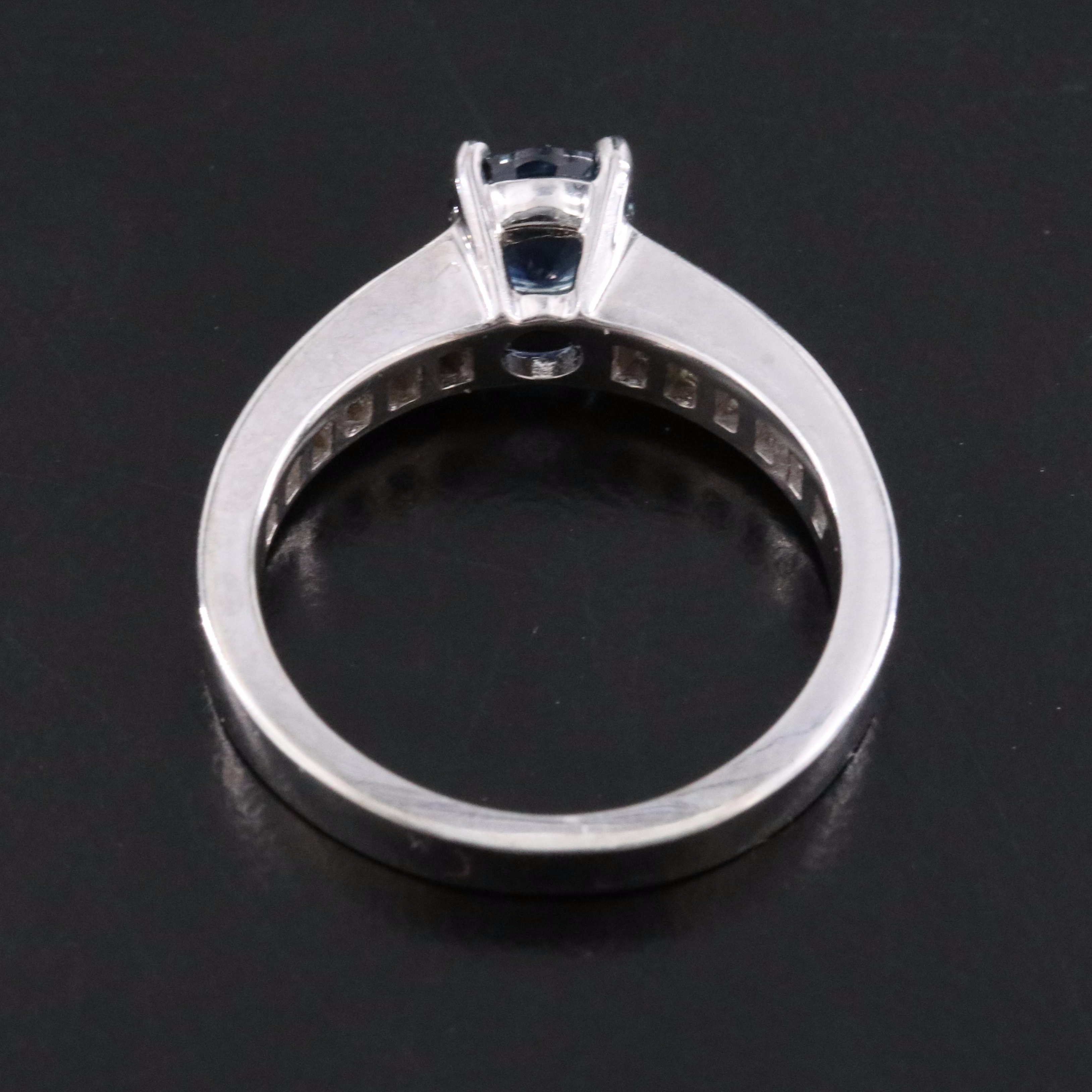 14K Sapphire and Diamond Ring